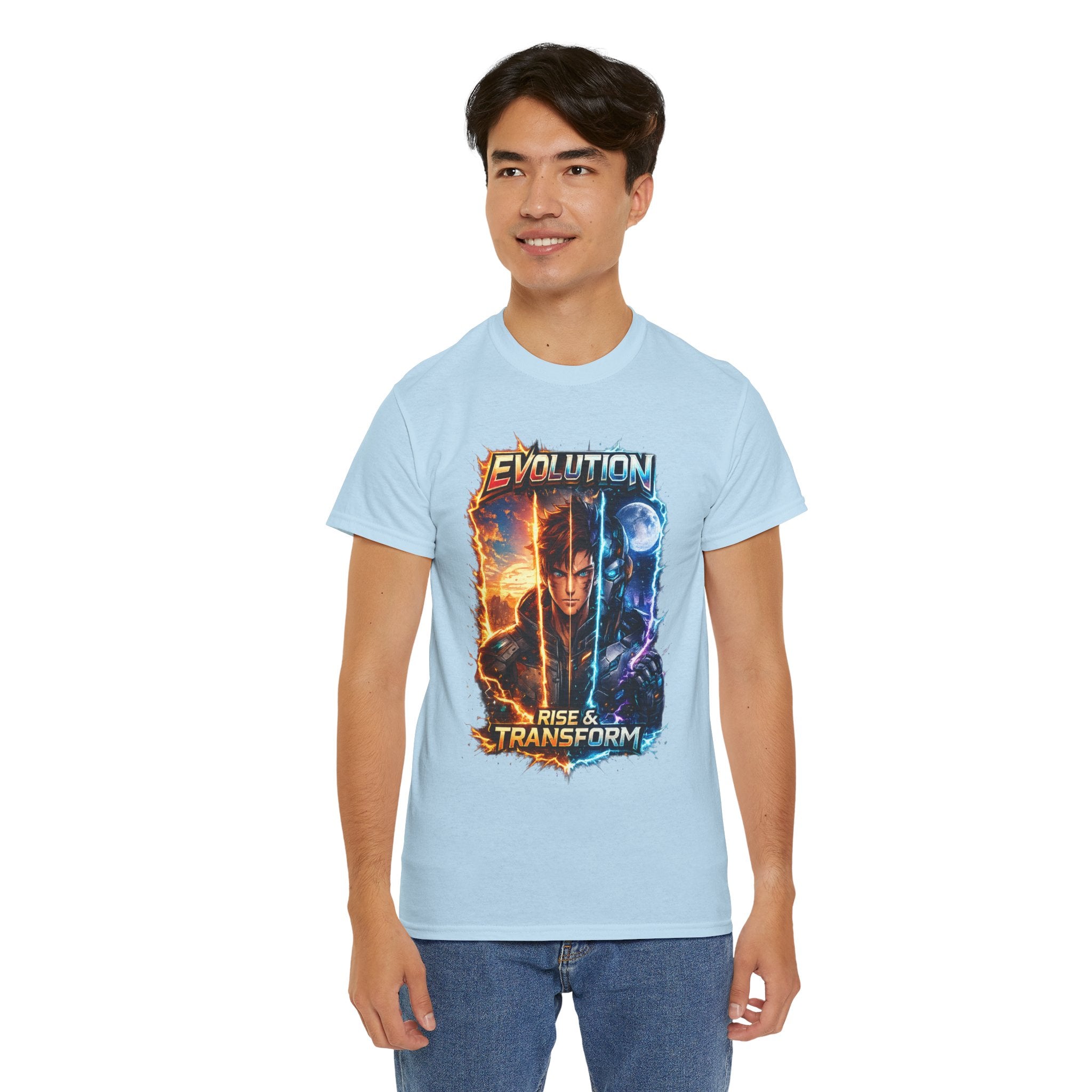 Evolution Rise & Transform Graphic Tee-T-Shirt-Everwave Co Apparel