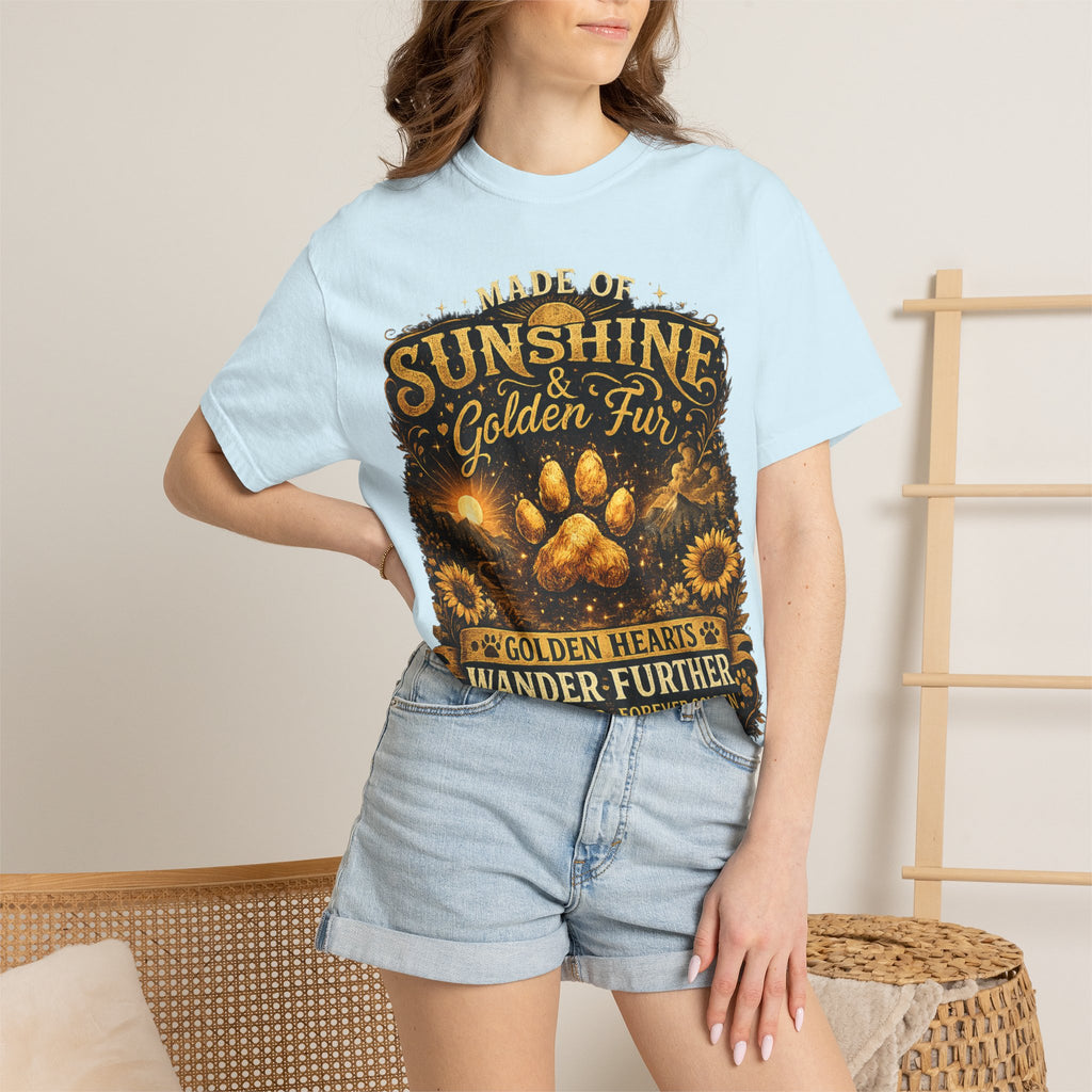 Golden Retriever Paw T-Shirt-T-Shirt-[Everwave Co Apparel