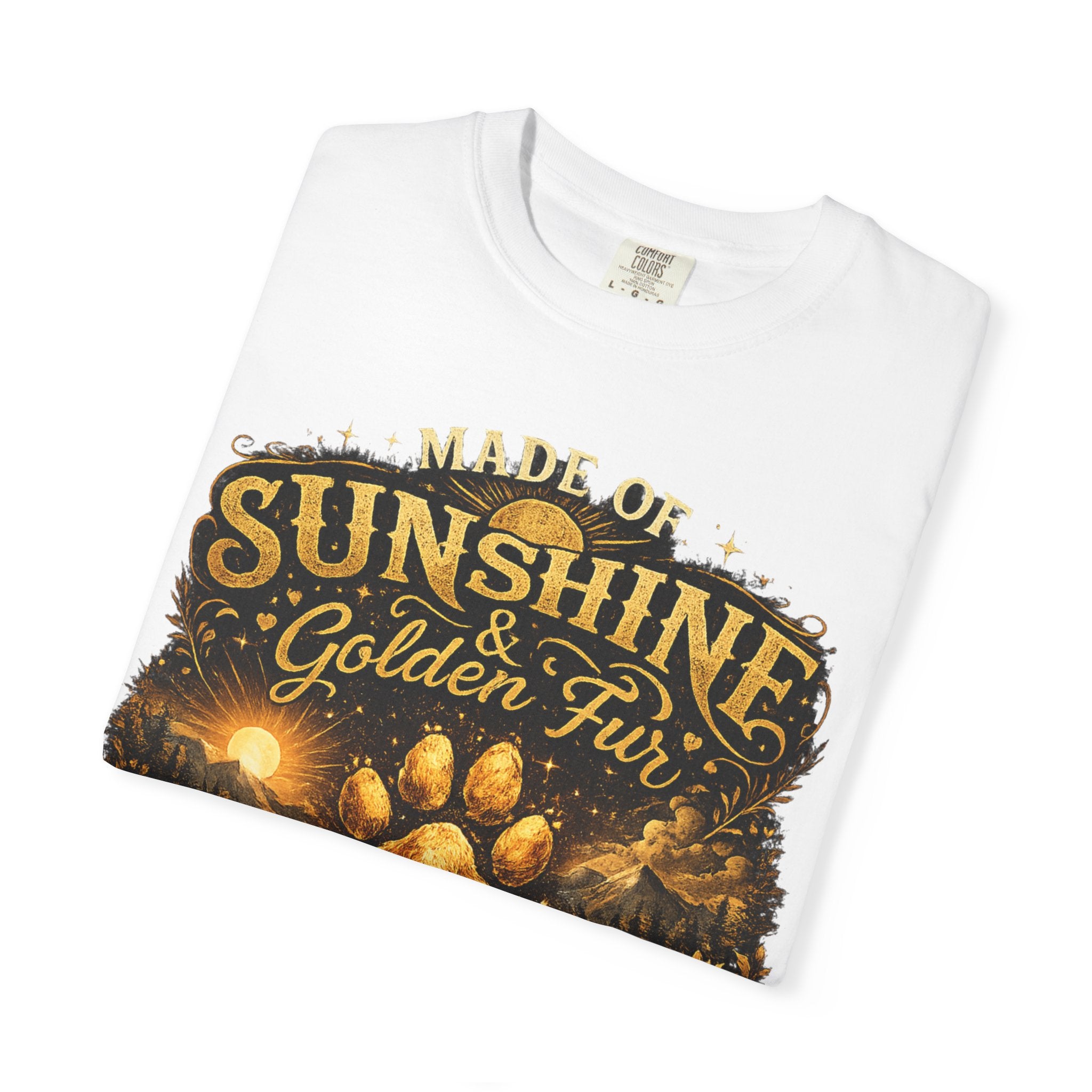 Golden Retriever Paw T-Shirt-T-Shirt-[Everwave Co Apparel