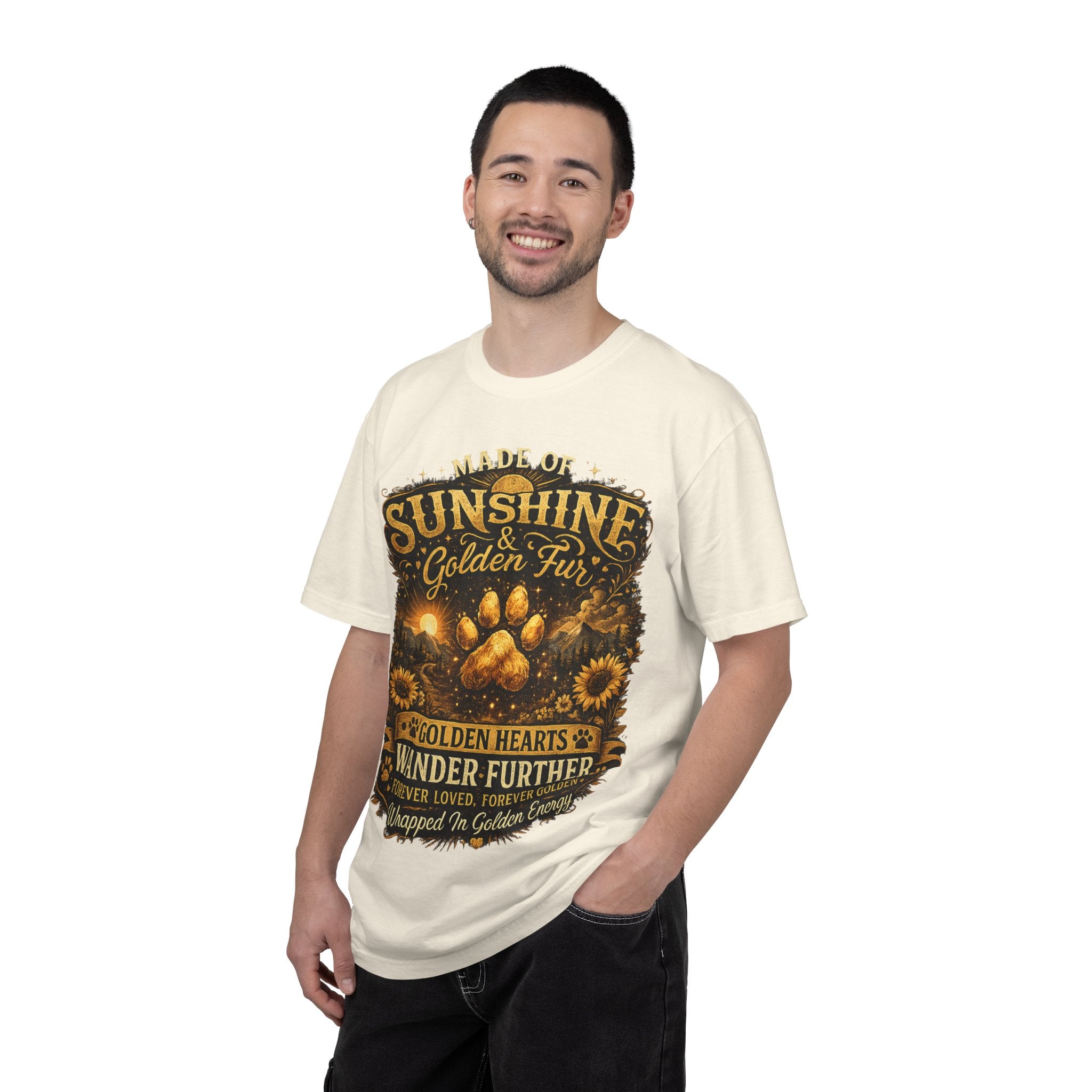 Golden Retriever Paw T-Shirt-T-Shirt-[Everwave Co Apparel
