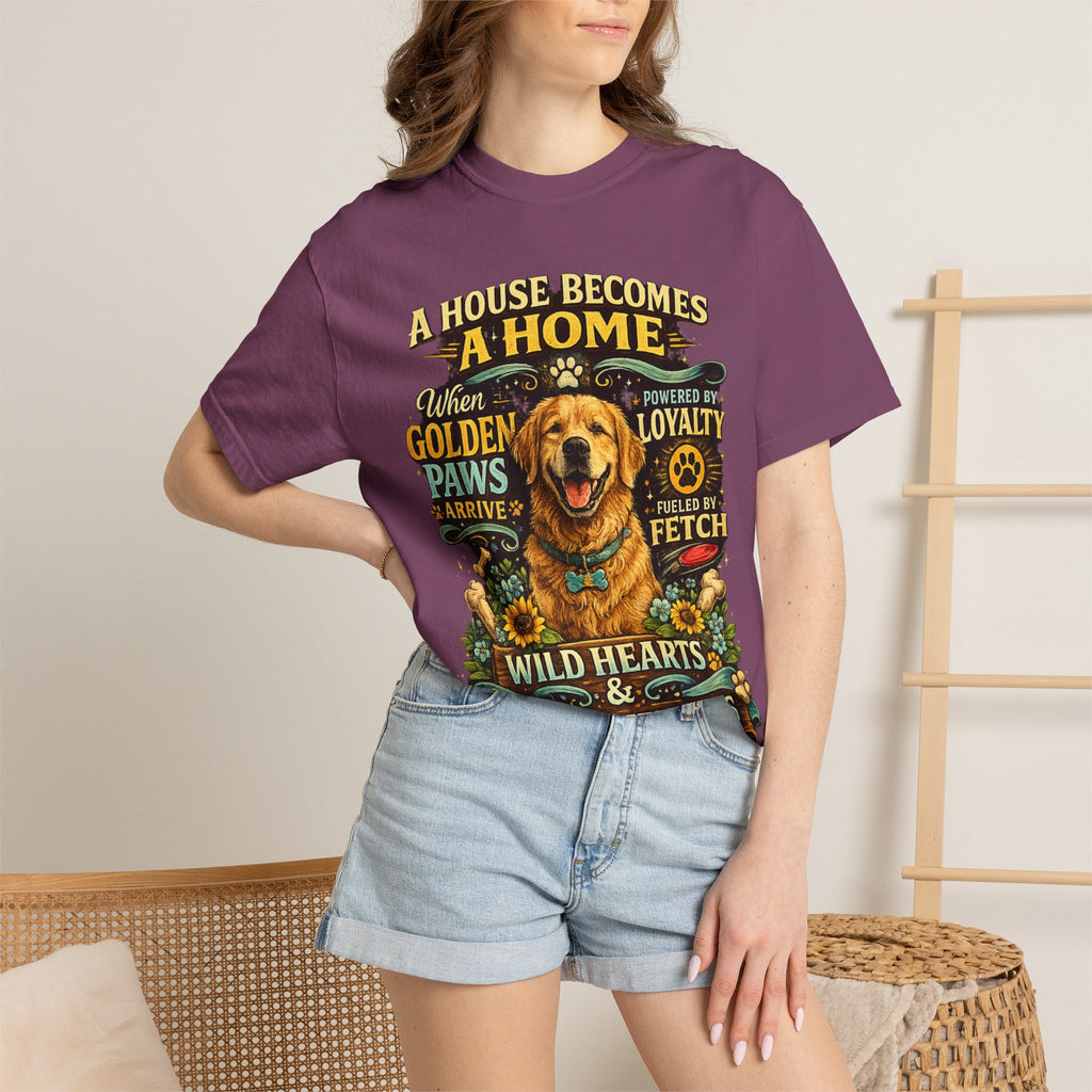 Golden Retriever Dog Mom & Dog Dad T-Shirt