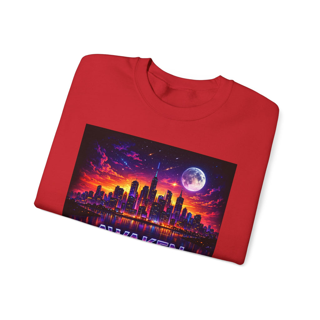 Awaken the Night Sweatshirt-Sweatshirt-Everwave Co Apparel