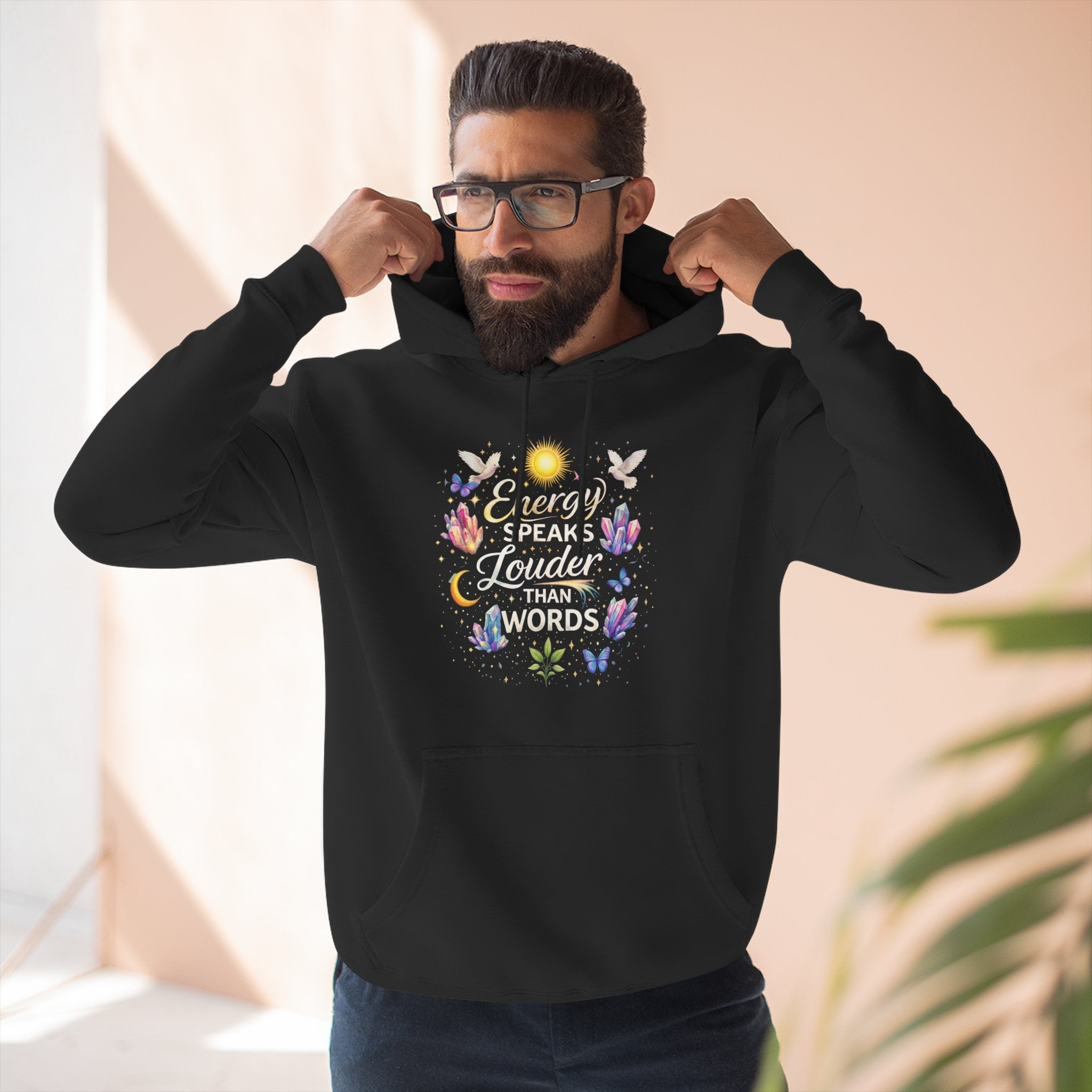 Celestial Floral Hoodie-Hoodie-Everwave Co Apparel