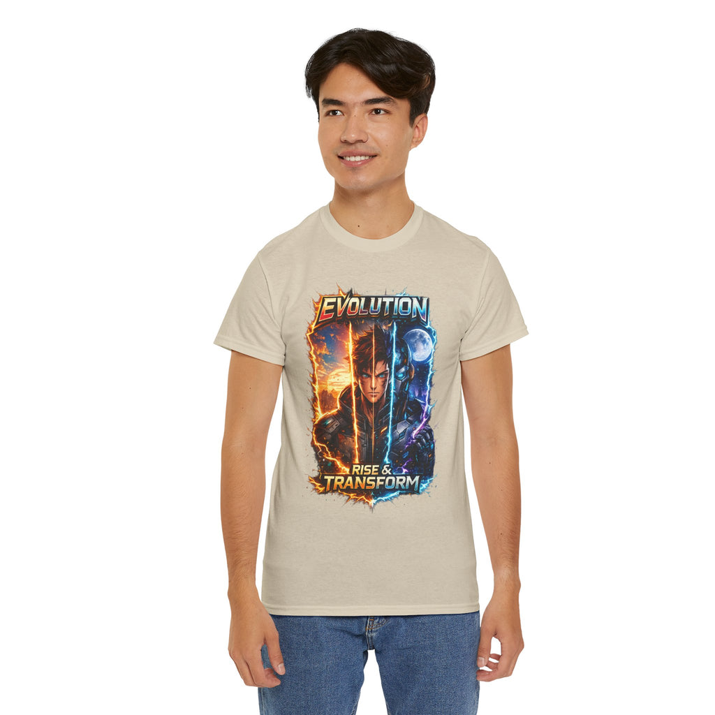 Evolution Rise & Transform Graphic Tee-T-Shirt-Everwave Co Apparel