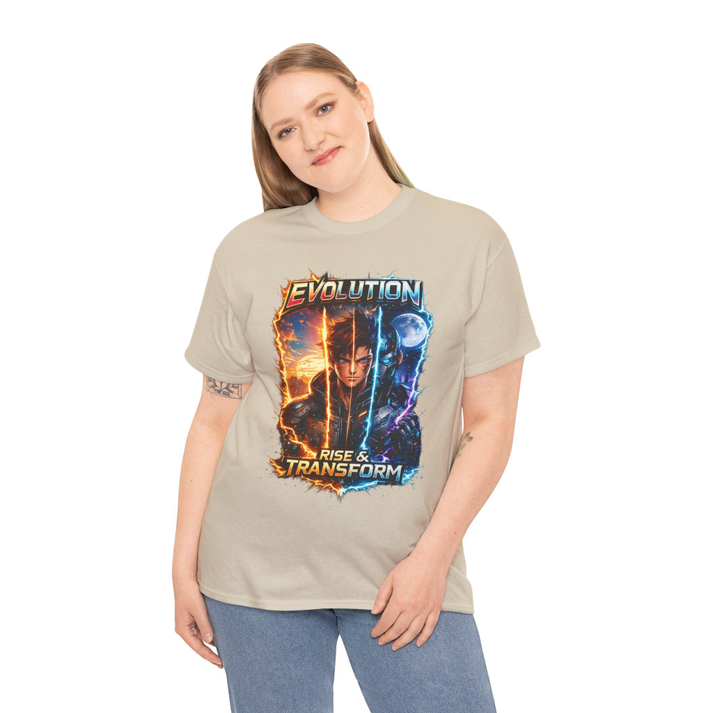 Evolution Rise & Transform Graphic Tee-T-Shirt-Everwave Co Apparel