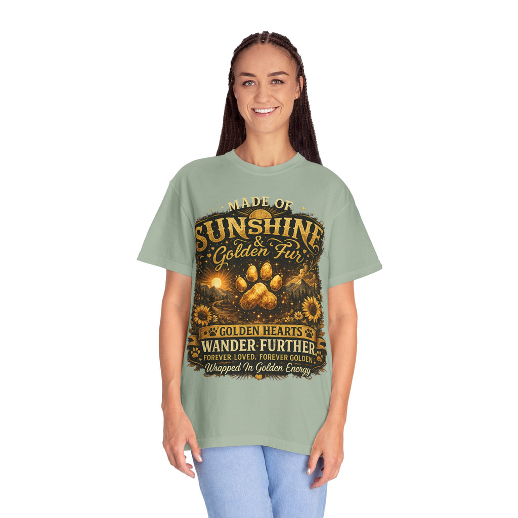 Golden Retriever Paw T-Shirt-T-Shirt-[Everwave Co Apparel