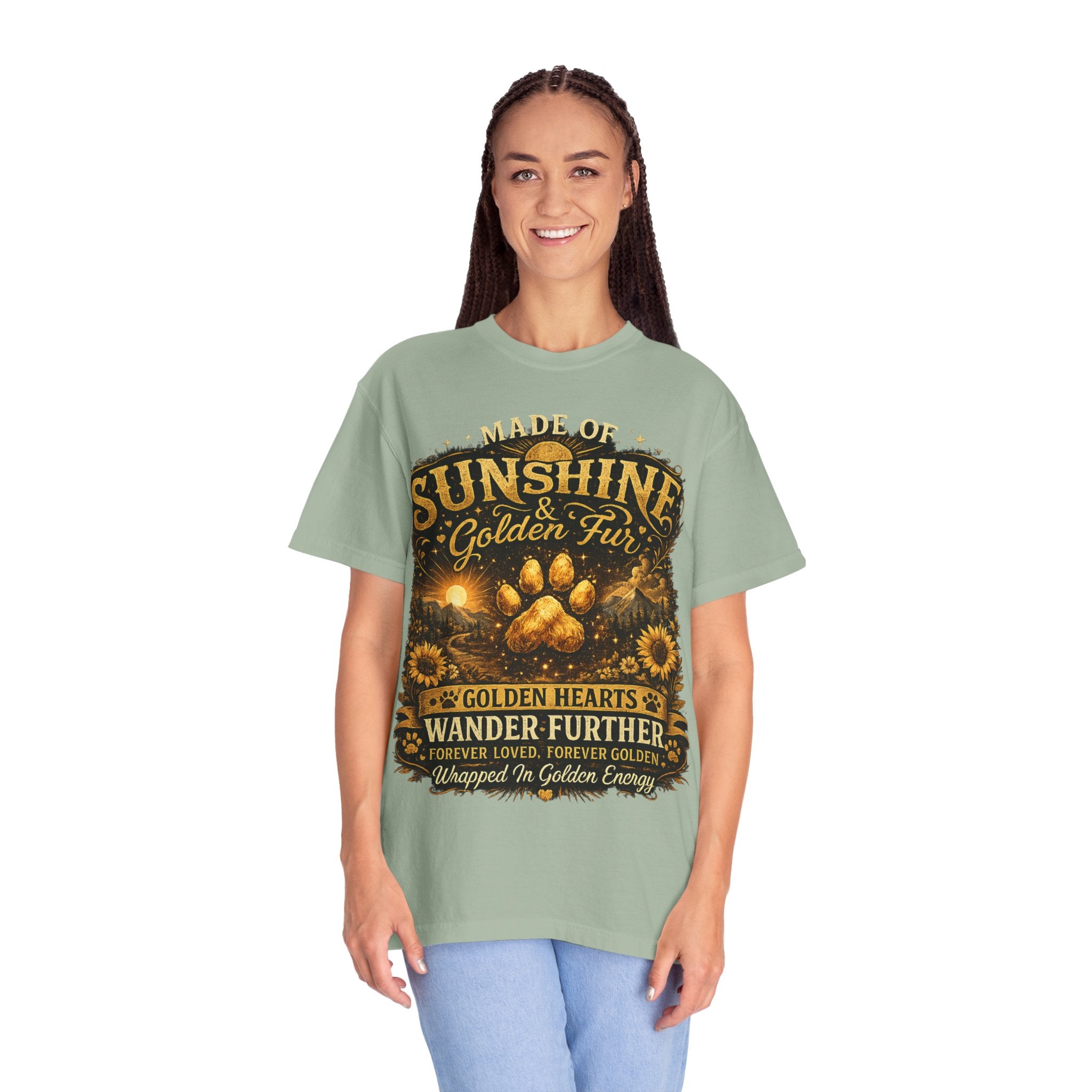 Golden Retriever Paw T-Shirt-T-Shirt-[Everwave Co Apparel