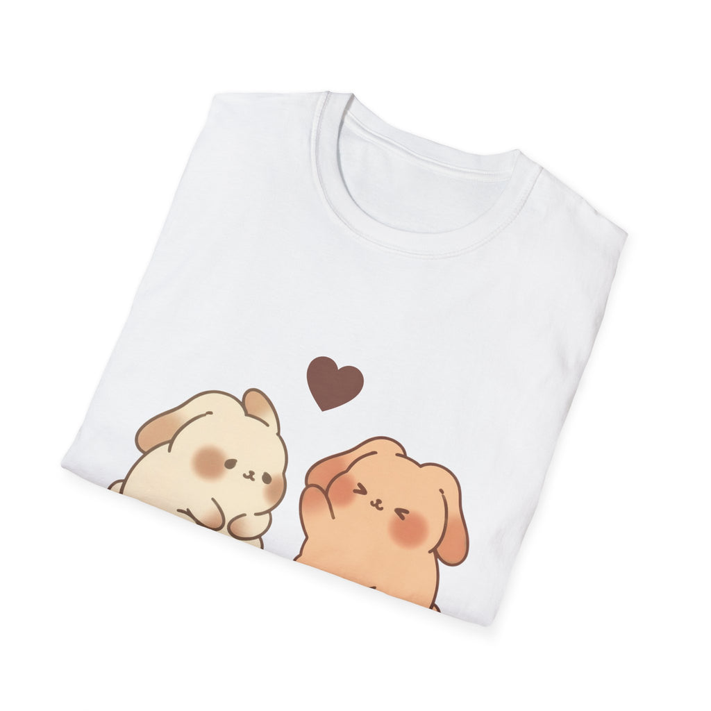 Cute Bunny Couple T-Shirt-T-Shirt-Everwave Co Apparel