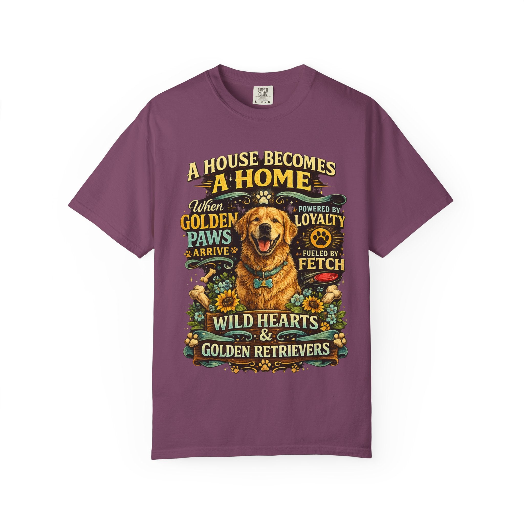 Golden Retriever Dog Mom & Dog Dad T-Shirt