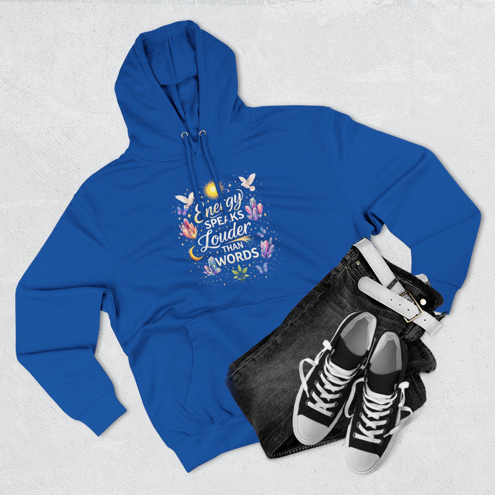 Celestial Floral Hoodie-Hoodie-Everwave Co Apparel