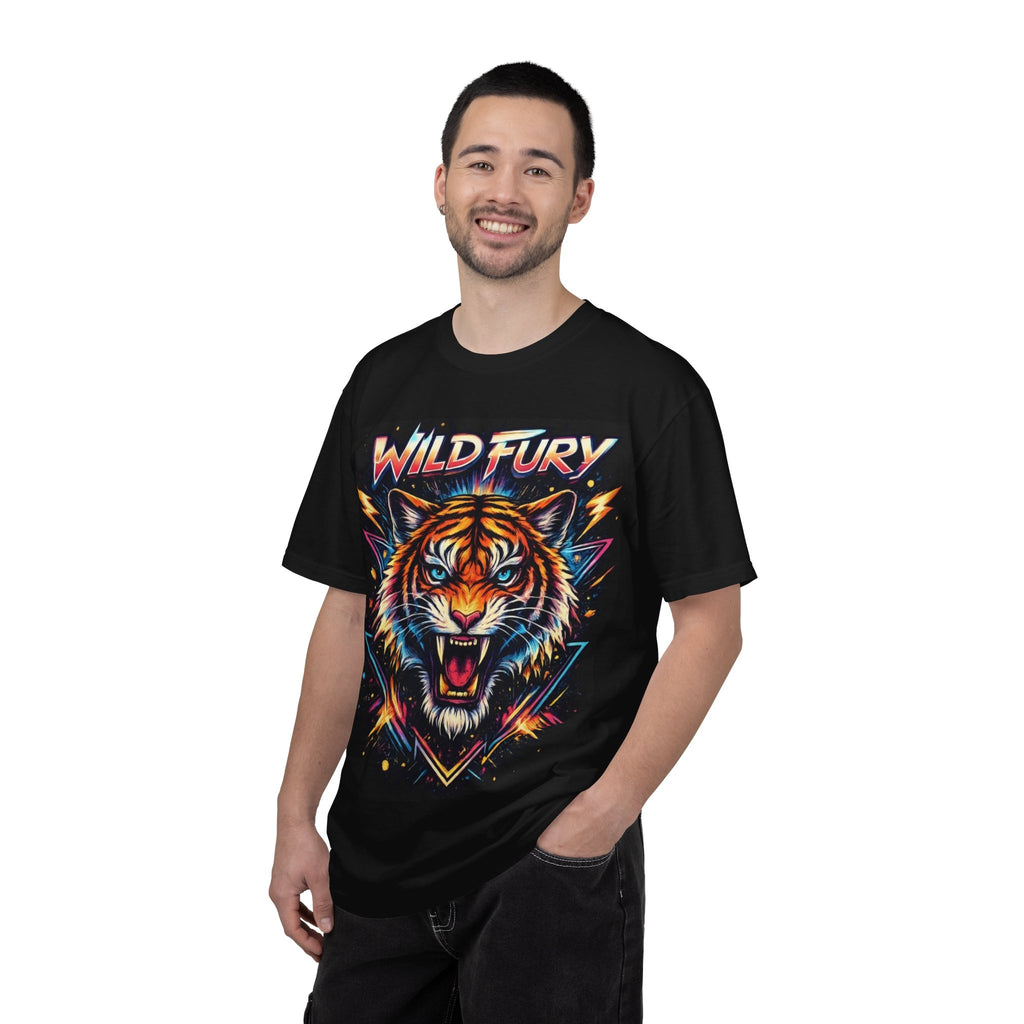 Wild Fury Tiger Vintage Neon Graphic T-Shirt