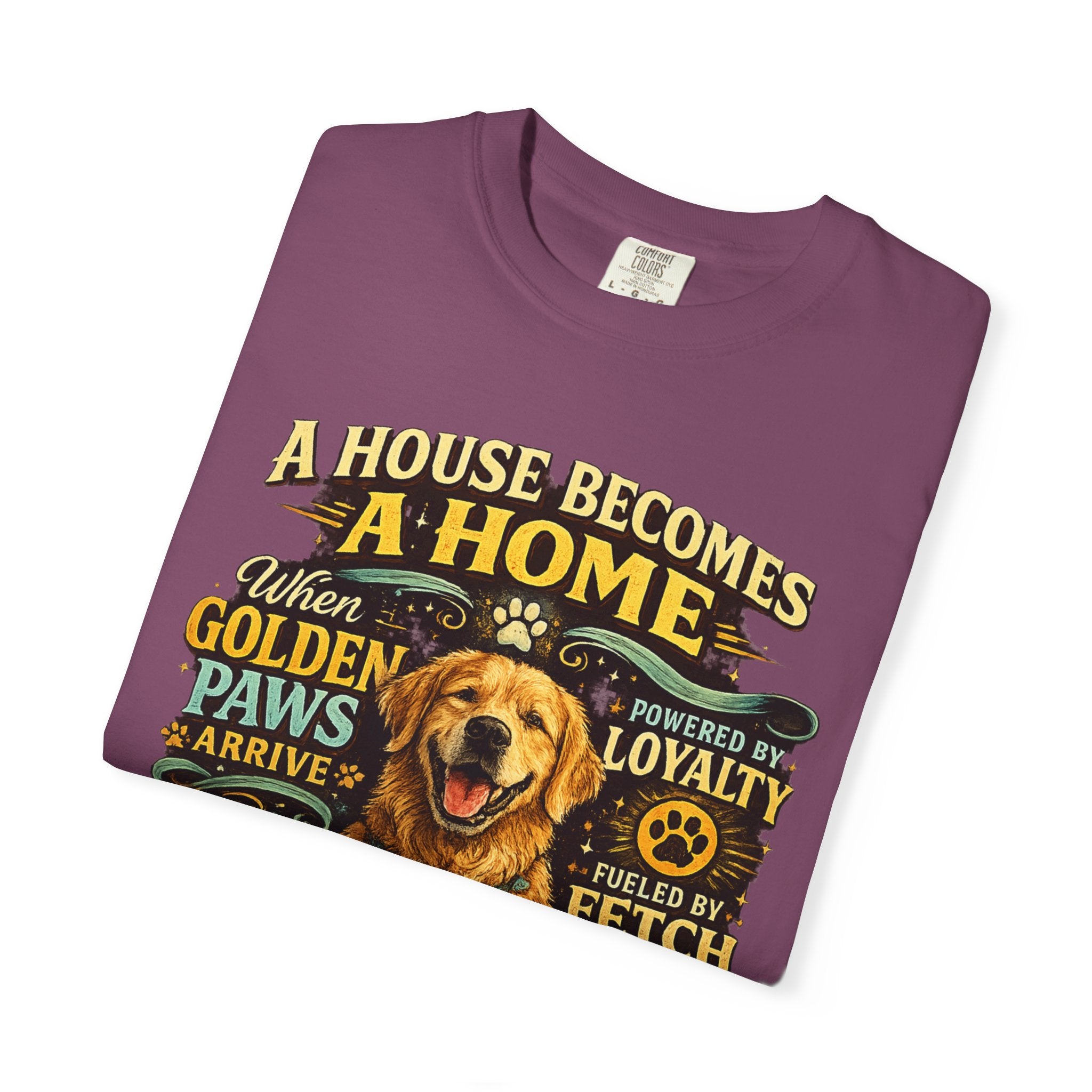 Golden Retriever Dog Mom & Dog Dad T-Shirt