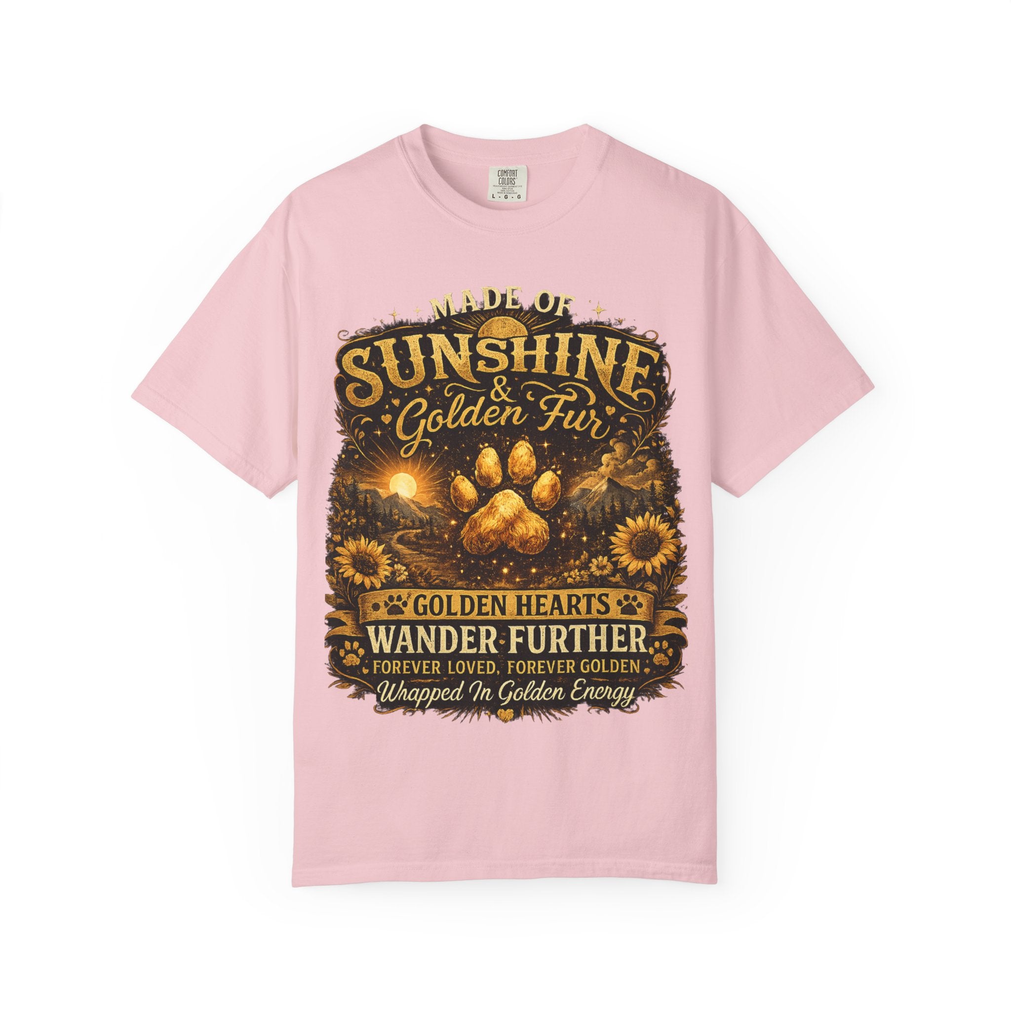 Golden Retriever Paw T-Shirt-T-Shirt-[Everwave Co Apparel