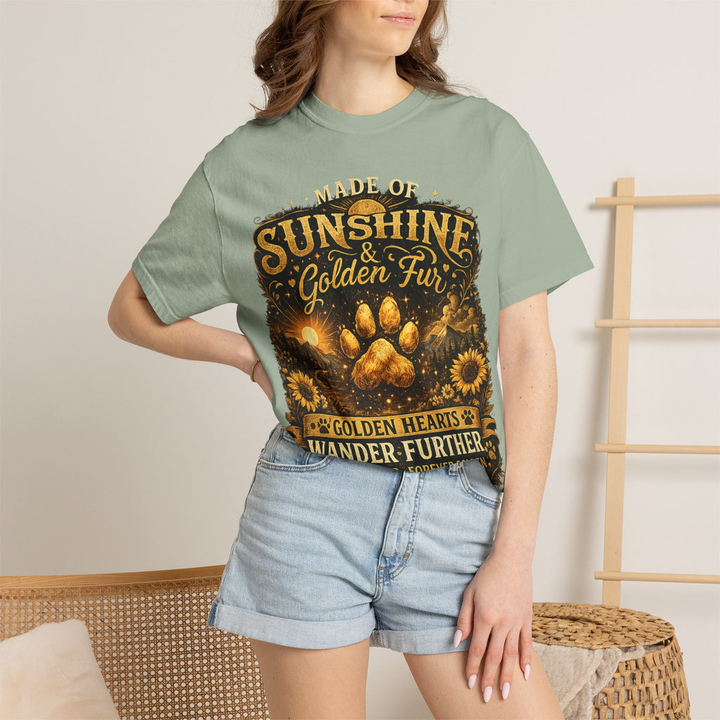 Golden Retriever Paw T-Shirt-T-Shirt-[Everwave Co Apparel