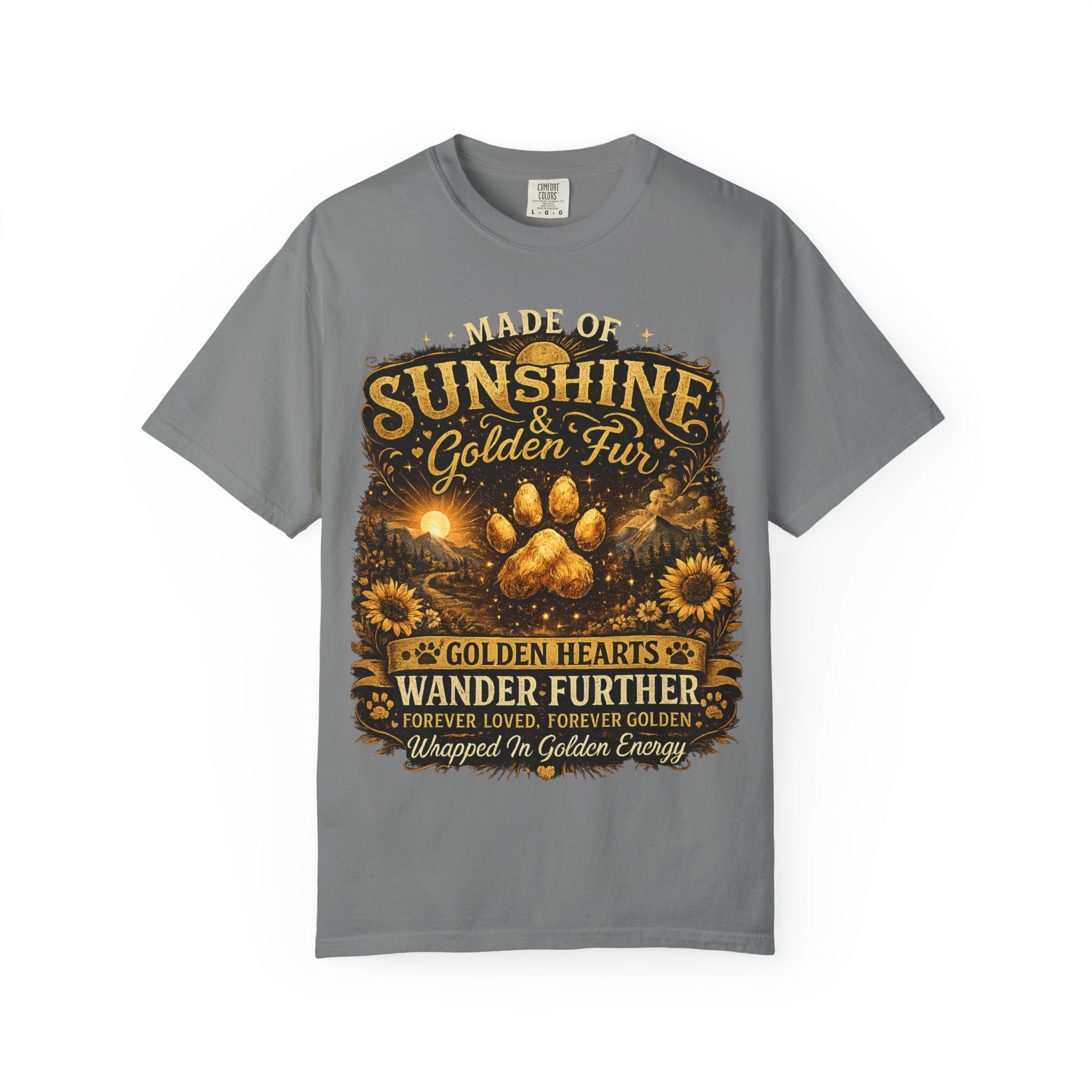 Golden Retriever Paw T-Shirt-T-Shirt-[Everwave Co Apparel