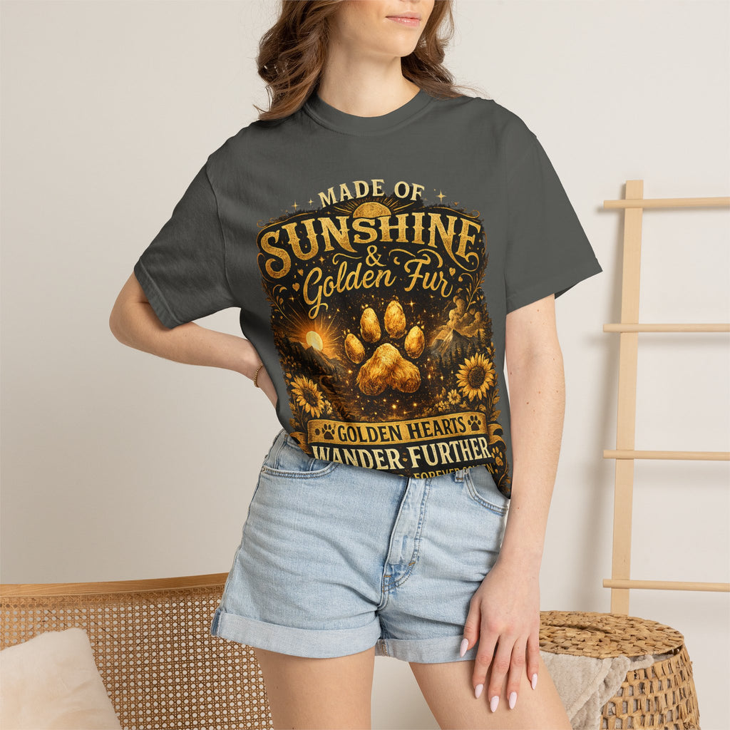 Golden Retriever Paw T-Shirt-T-Shirt-[Everwave Co Apparel