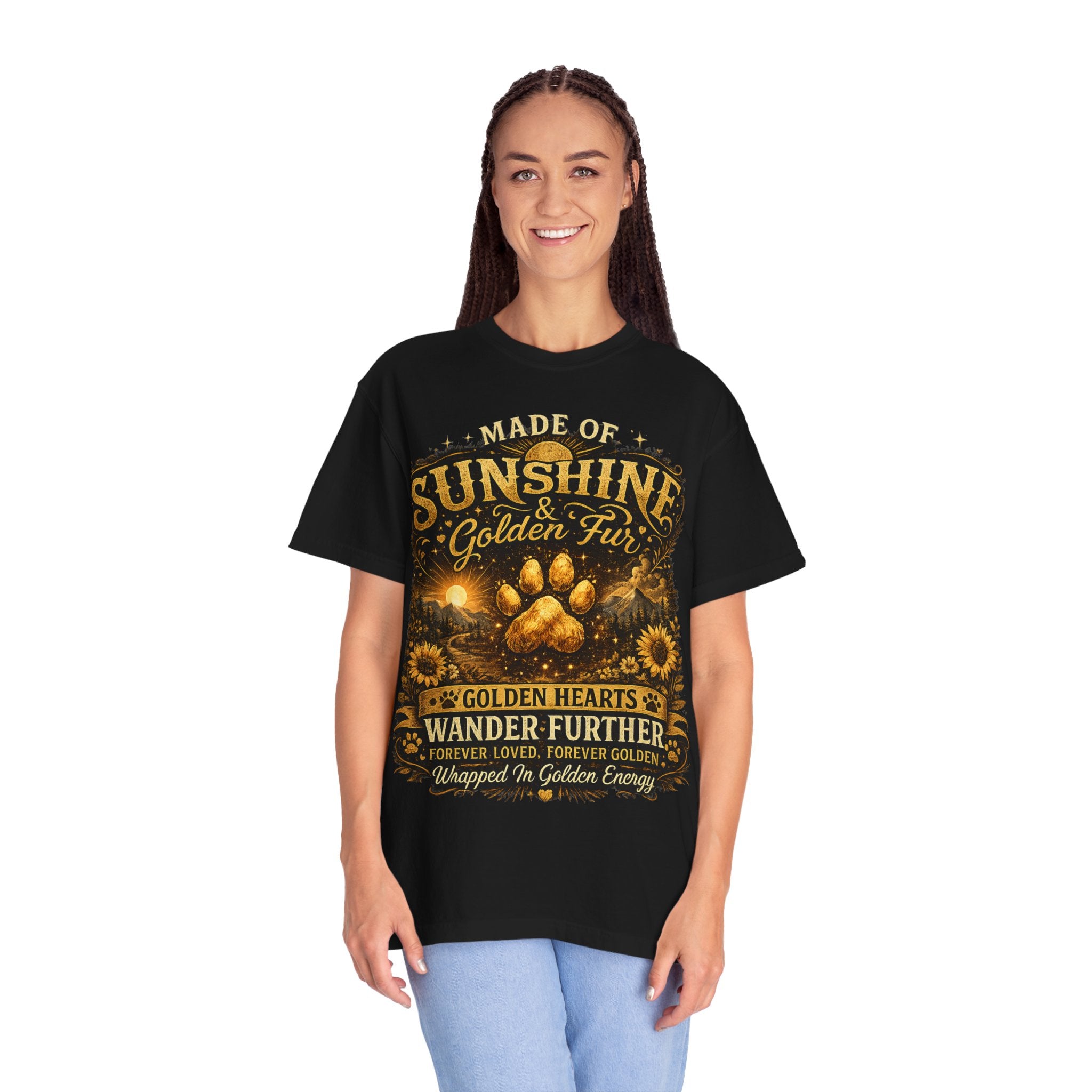 Golden Retriever Paw T-Shirt-T-Shirt-[Everwave Co Apparel