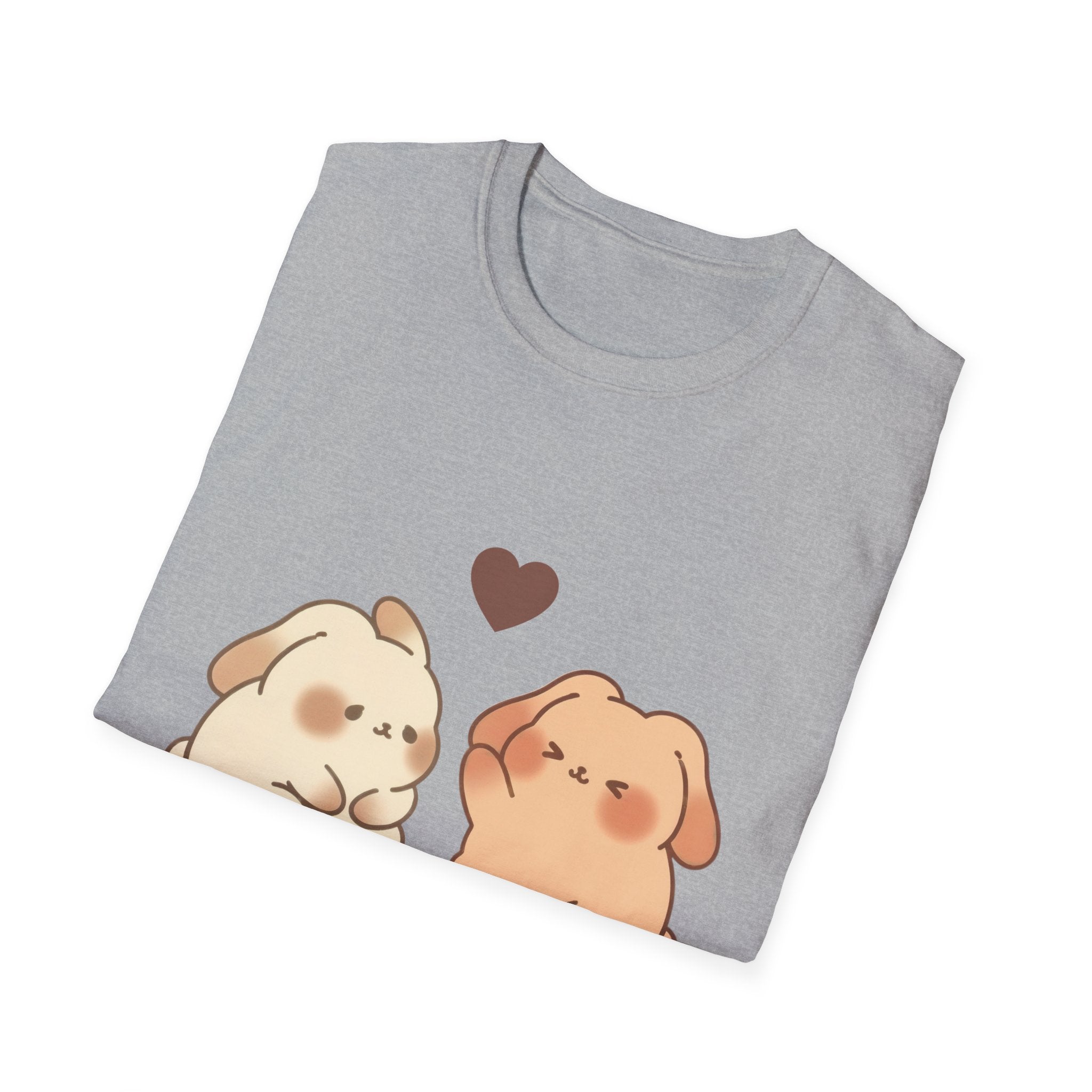 Cute Bunny Couple T-Shirt-T-Shirt-Everwave Co Apparel