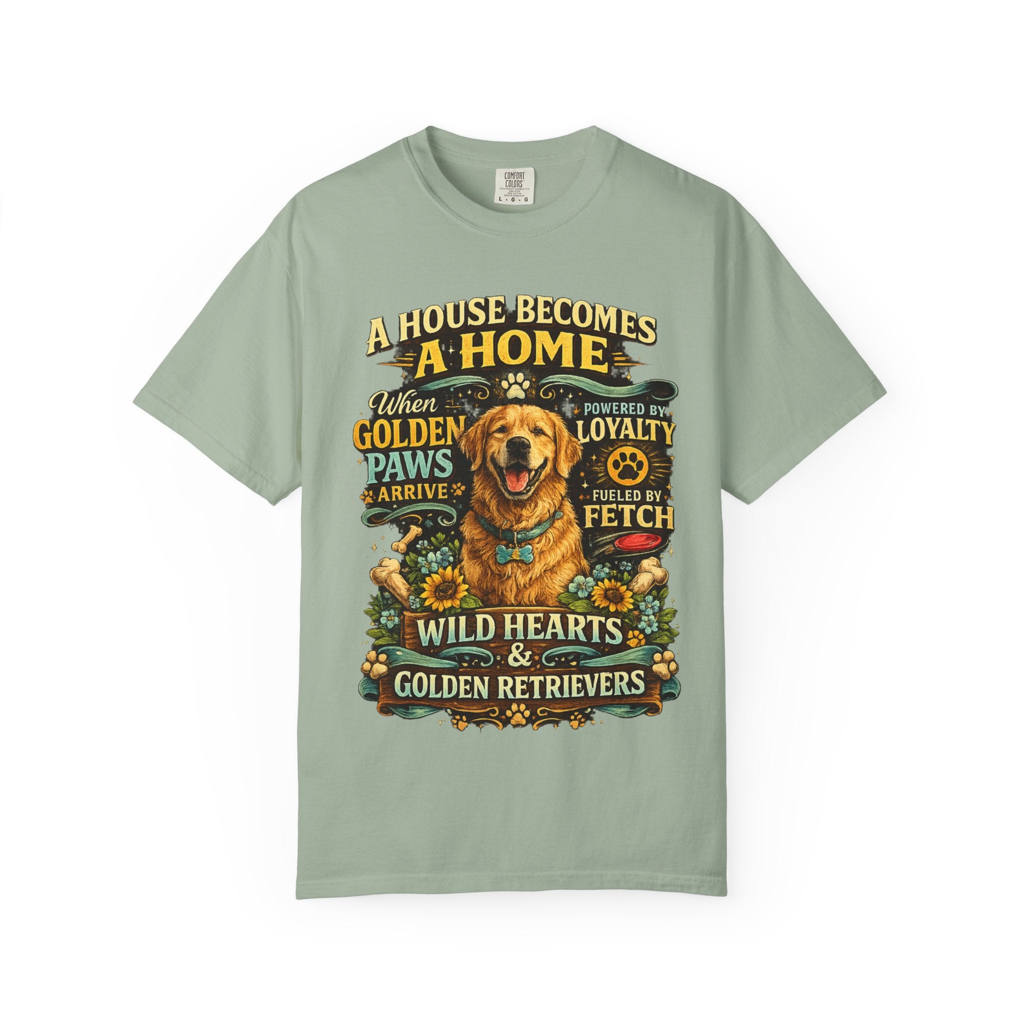 Golden Retriever Dog Mom & Dog Dad T-Shirt