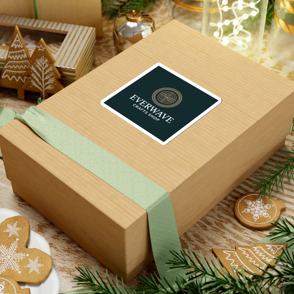 Everwave Crafts Shop Logo Kiss-Cut Sticker — Premium Brand Decal