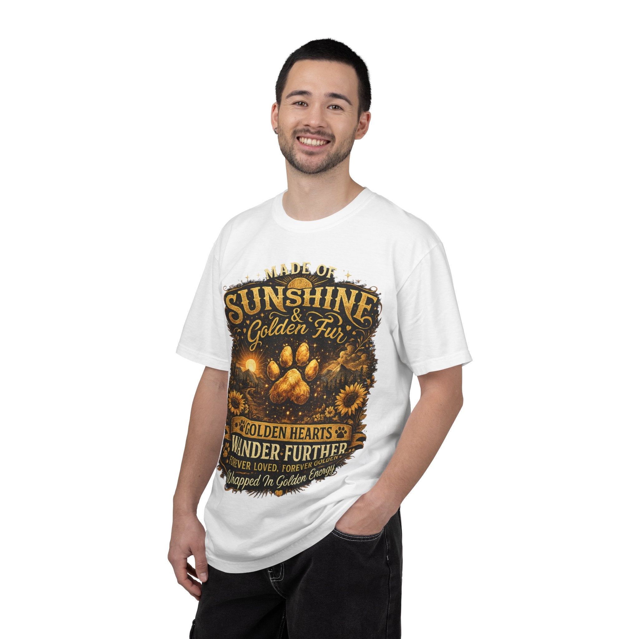 Golden Retriever Paw T-Shirt-T-Shirt-[Everwave Co Apparel