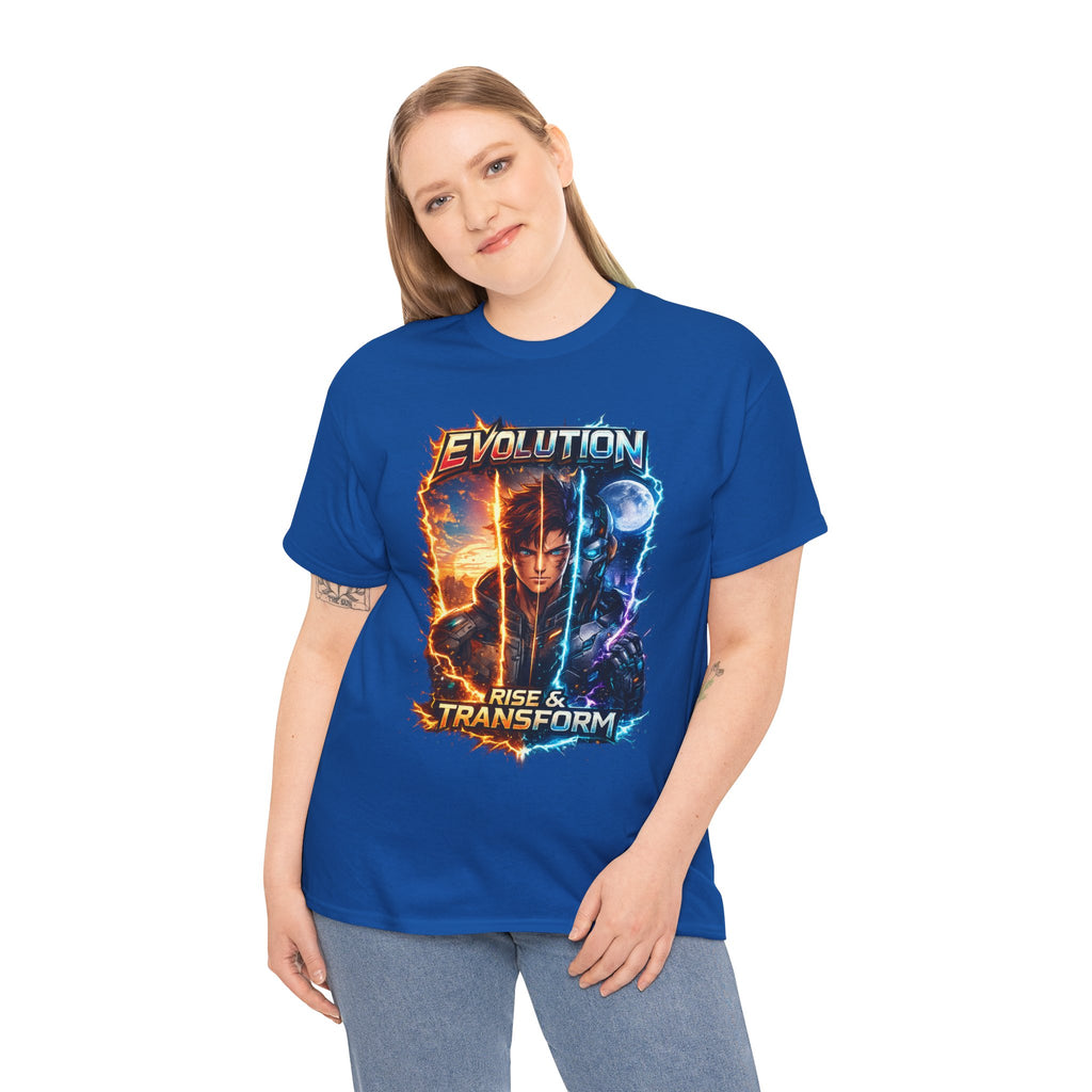 Evolution Rise & Transform Graphic Tee-T-Shirt-Everwave Co Apparel