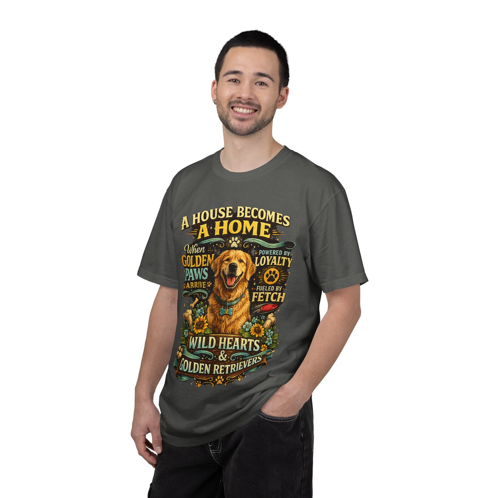 Golden Retriever Dog Mom & Dog Dad T-Shirt