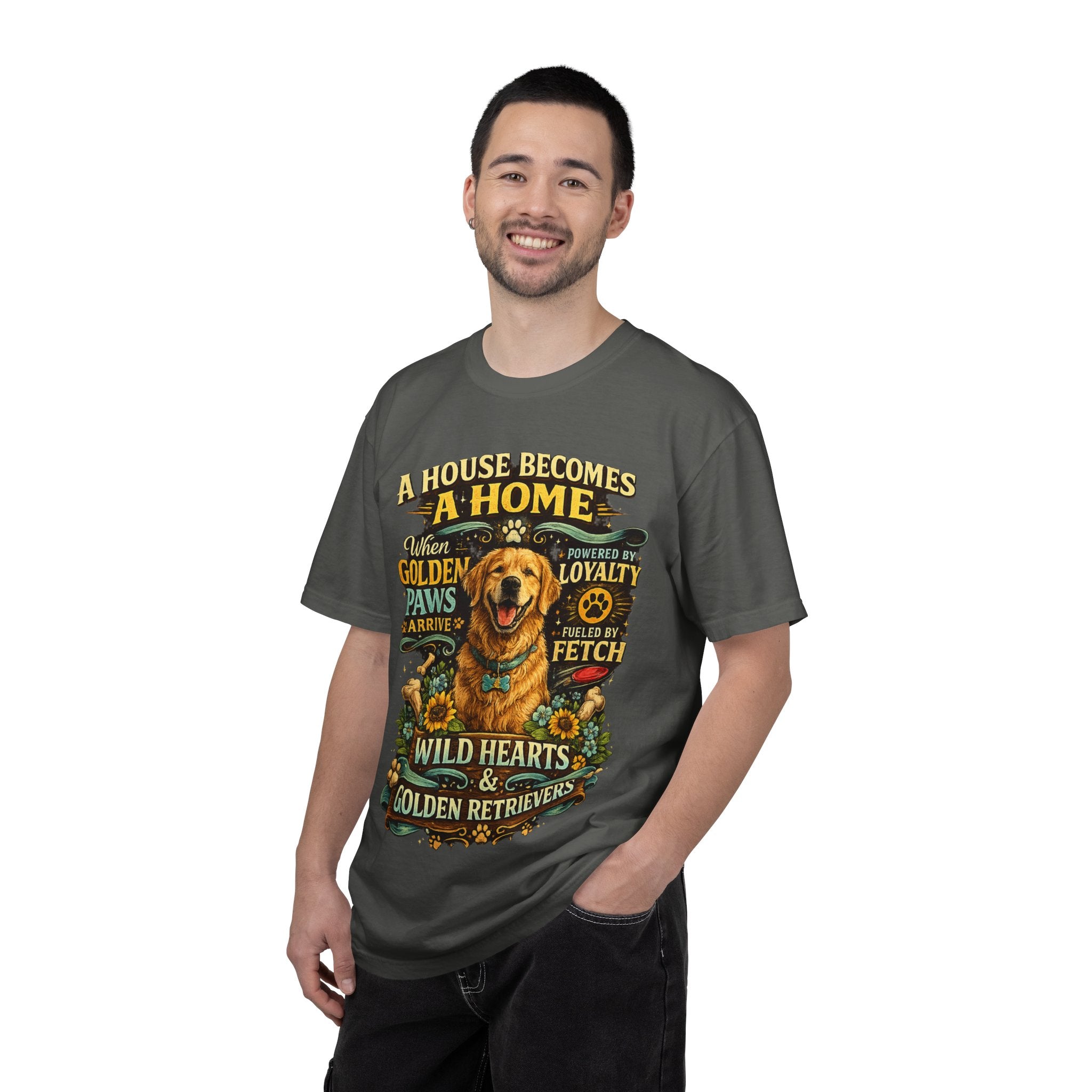 Golden Retriever Dog Mom & Dog Dad T-Shirt