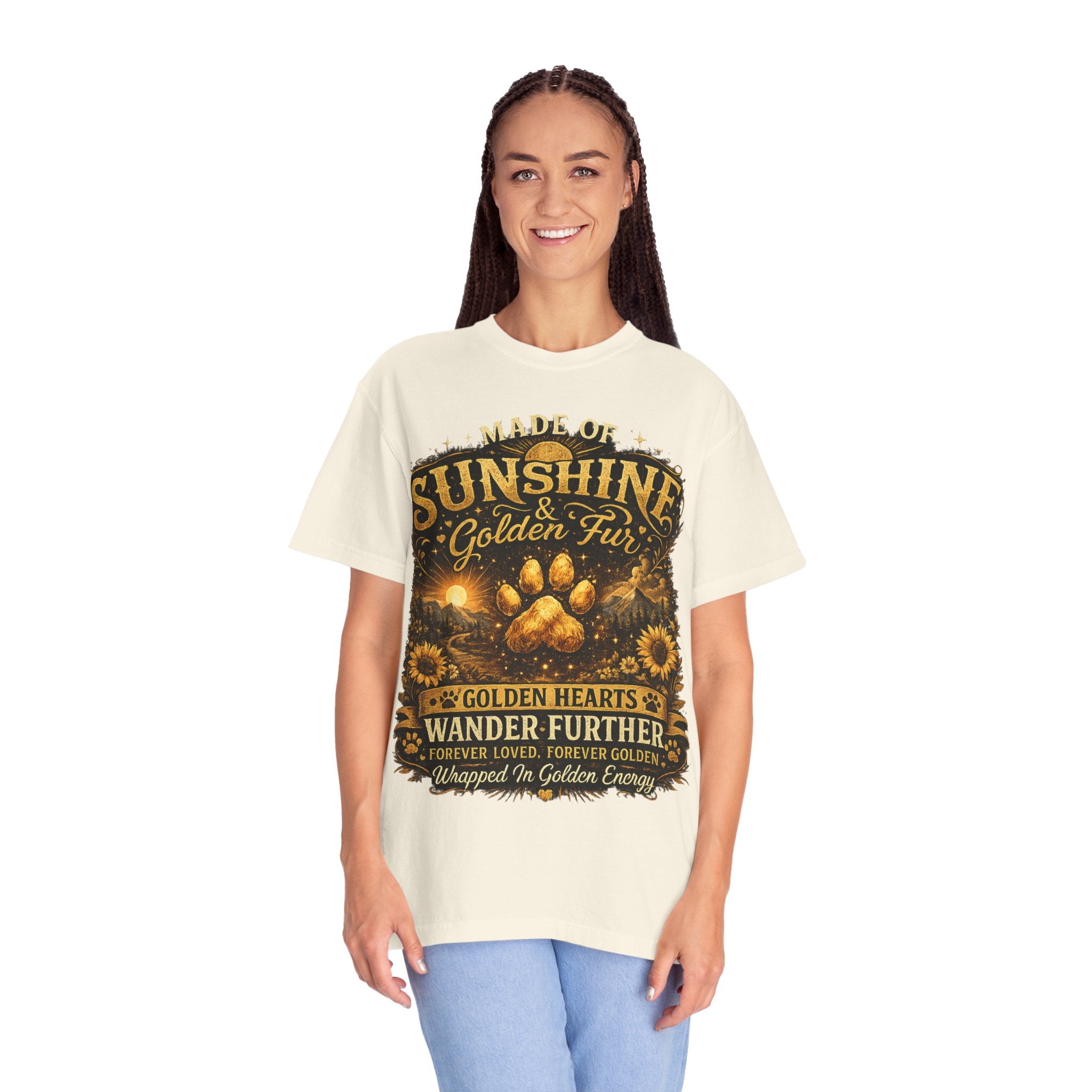 Golden Retriever Paw T-Shirt-T-Shirt-[Everwave Co Apparel