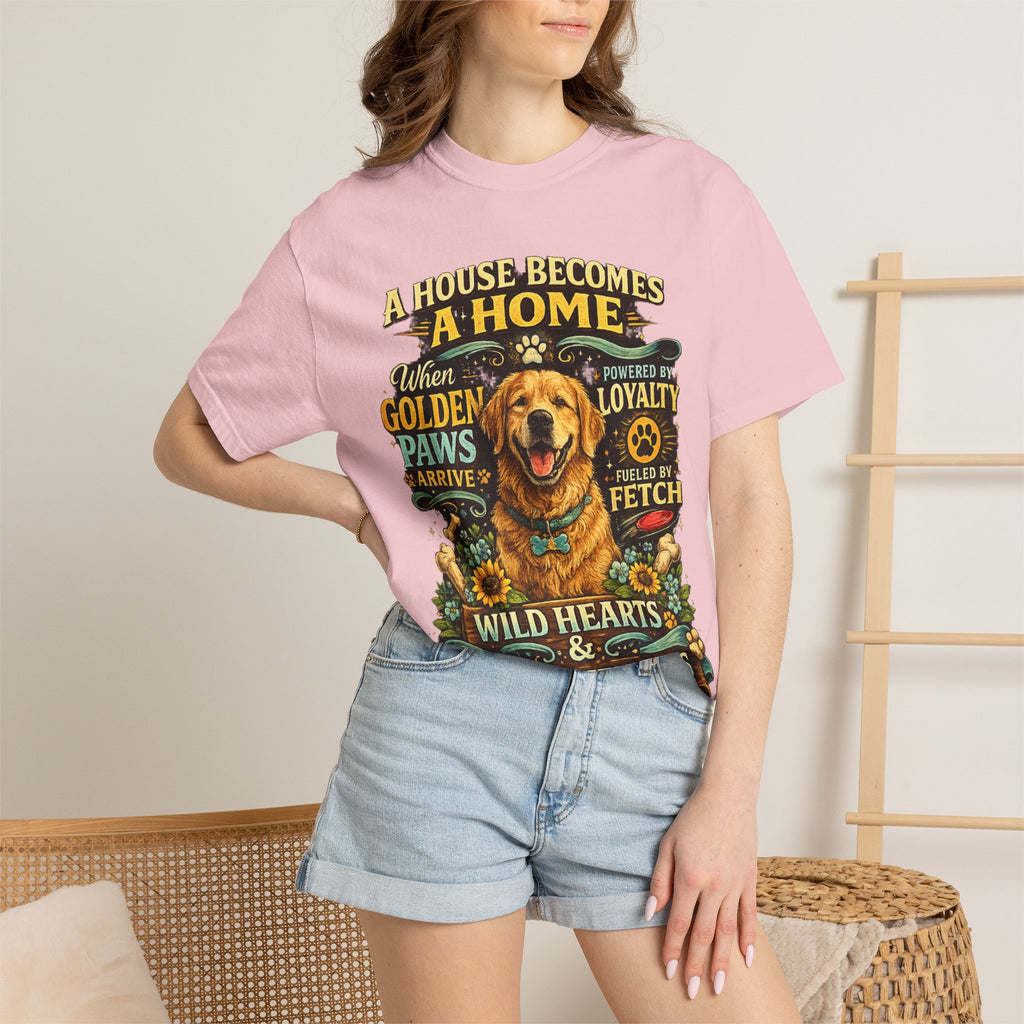 Golden Retriever Dog Mom & Dog Dad T-Shirt