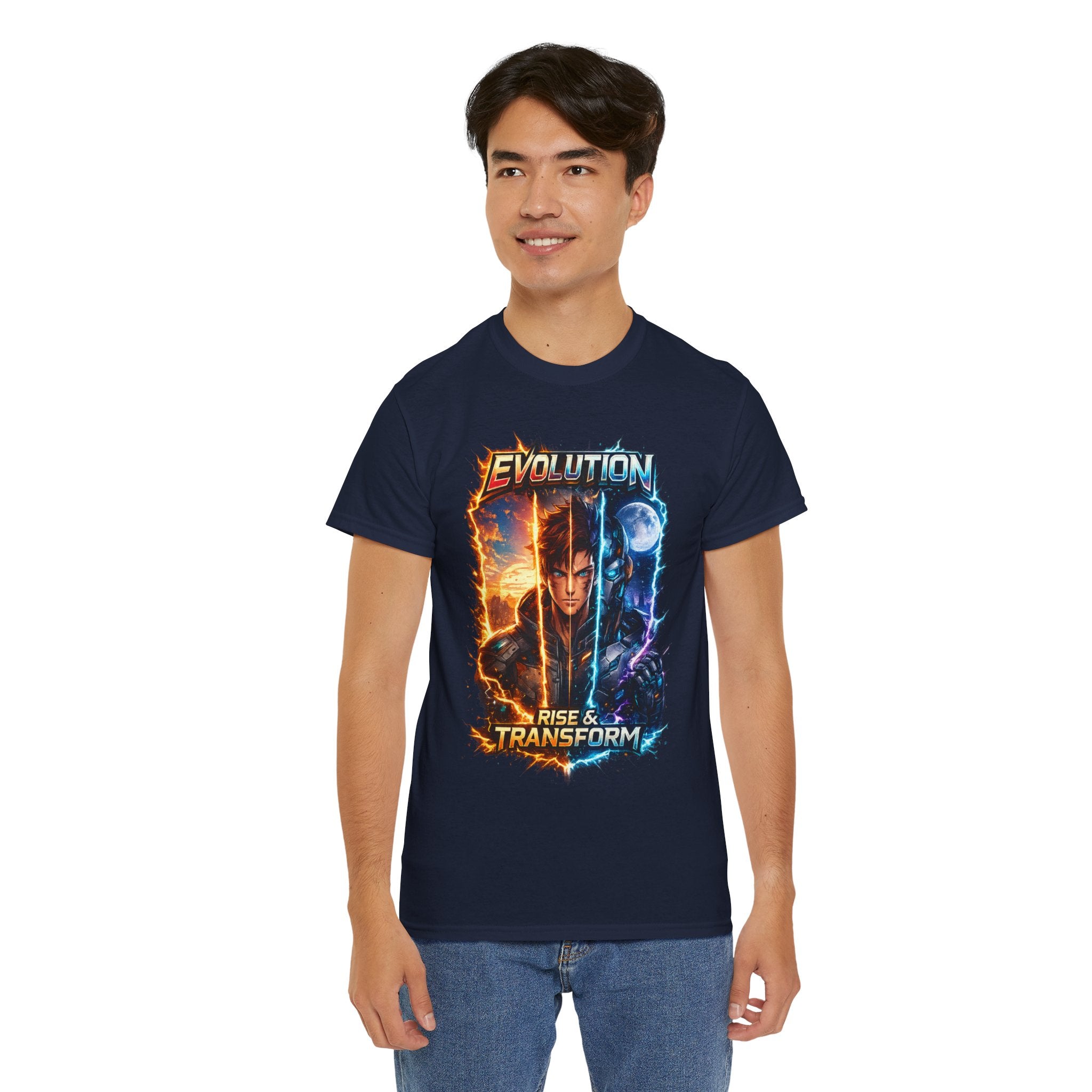 Evolution Rise & Transform Graphic Tee-T-Shirt-Everwave Co Apparel