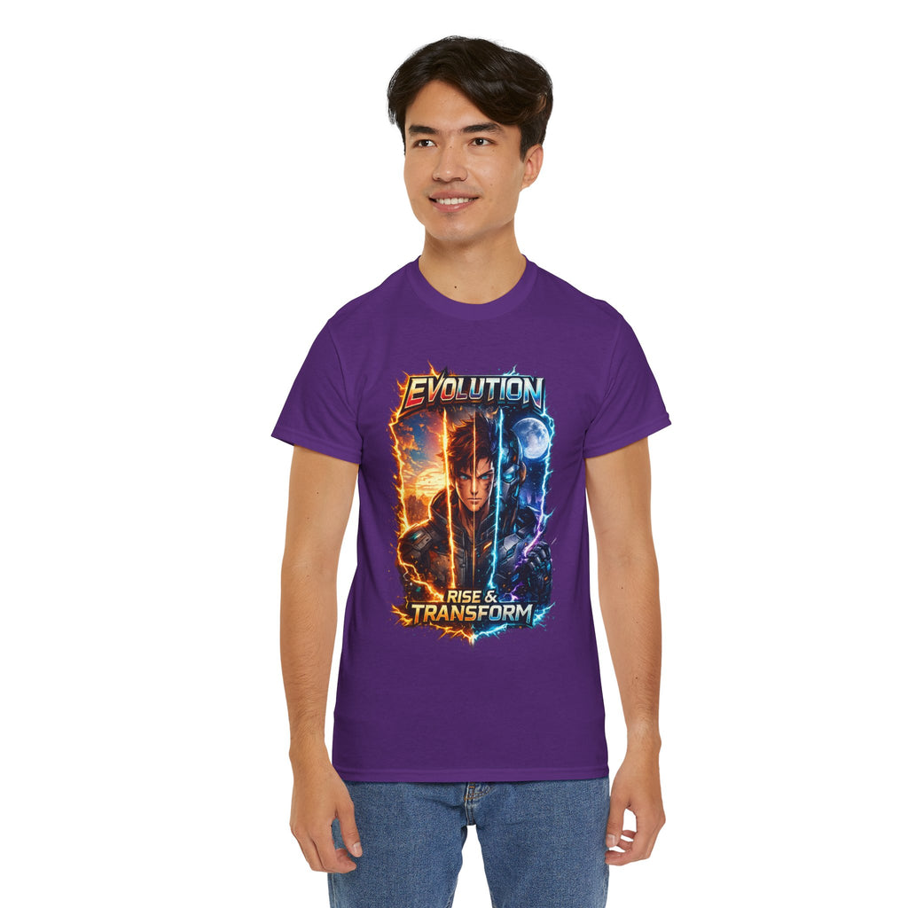 Evolution Rise & Transform Graphic Tee-T-Shirt-Everwave Co Apparel