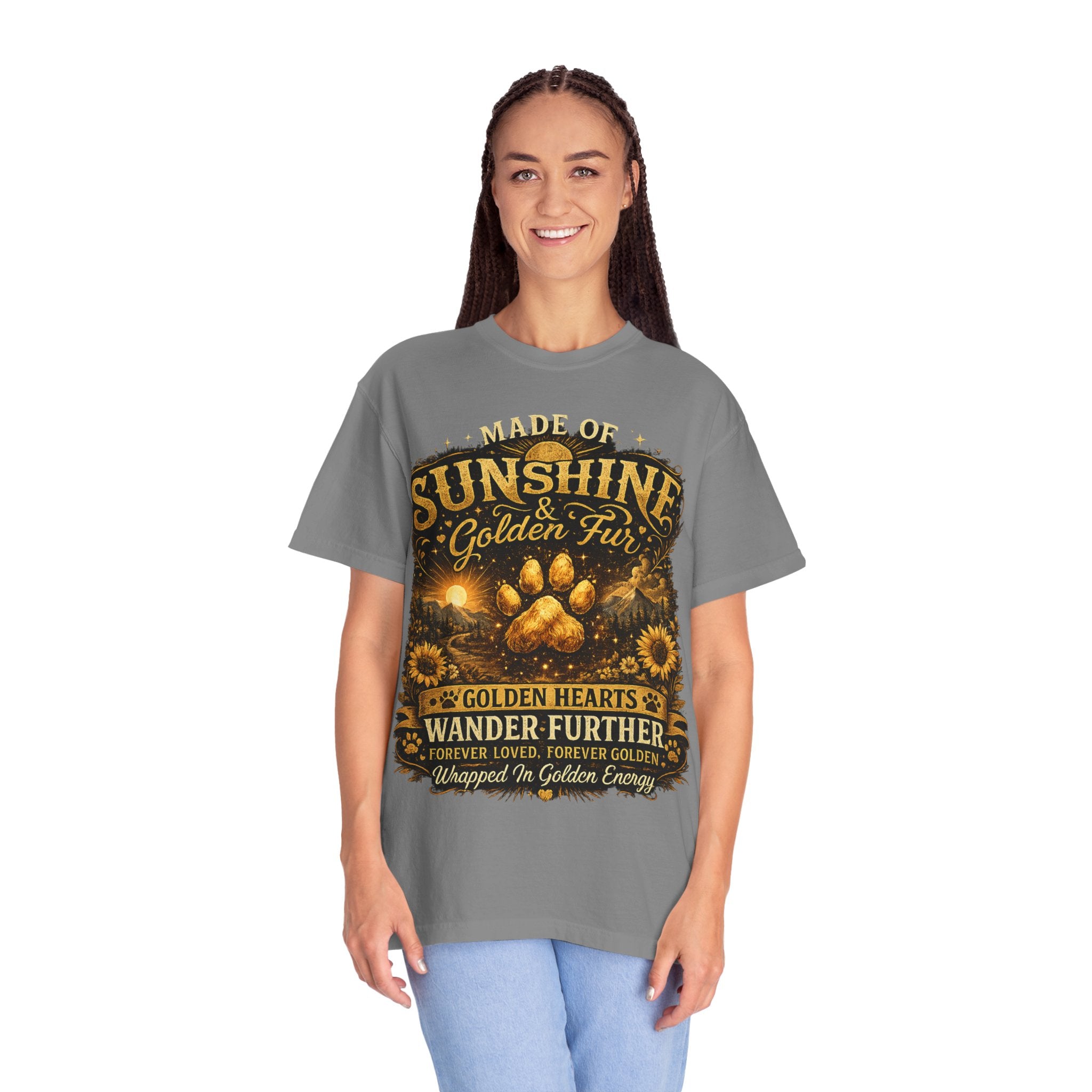 Golden Retriever Paw T-Shirt-T-Shirt-[Everwave Co Apparel