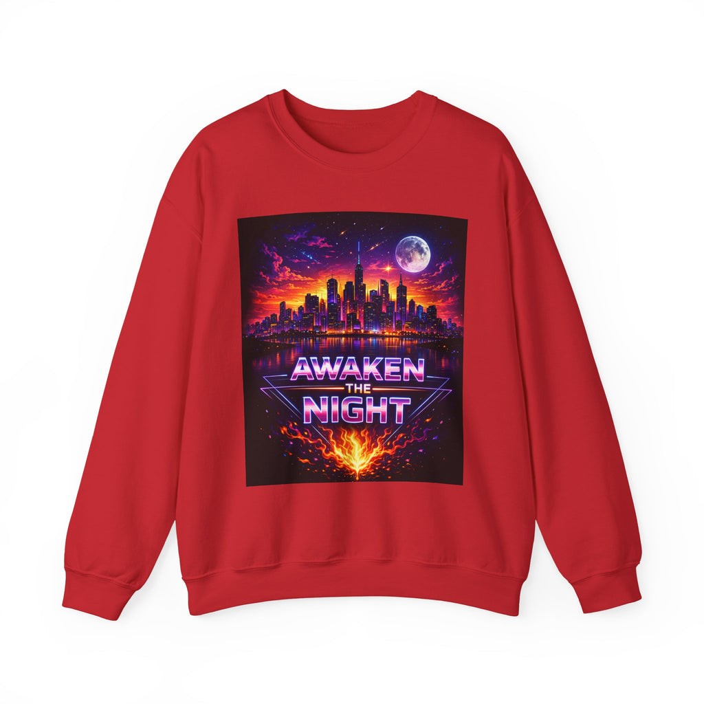 Awaken the Night Sweatshirt-Sweatshirt-Everwave Co Apparel