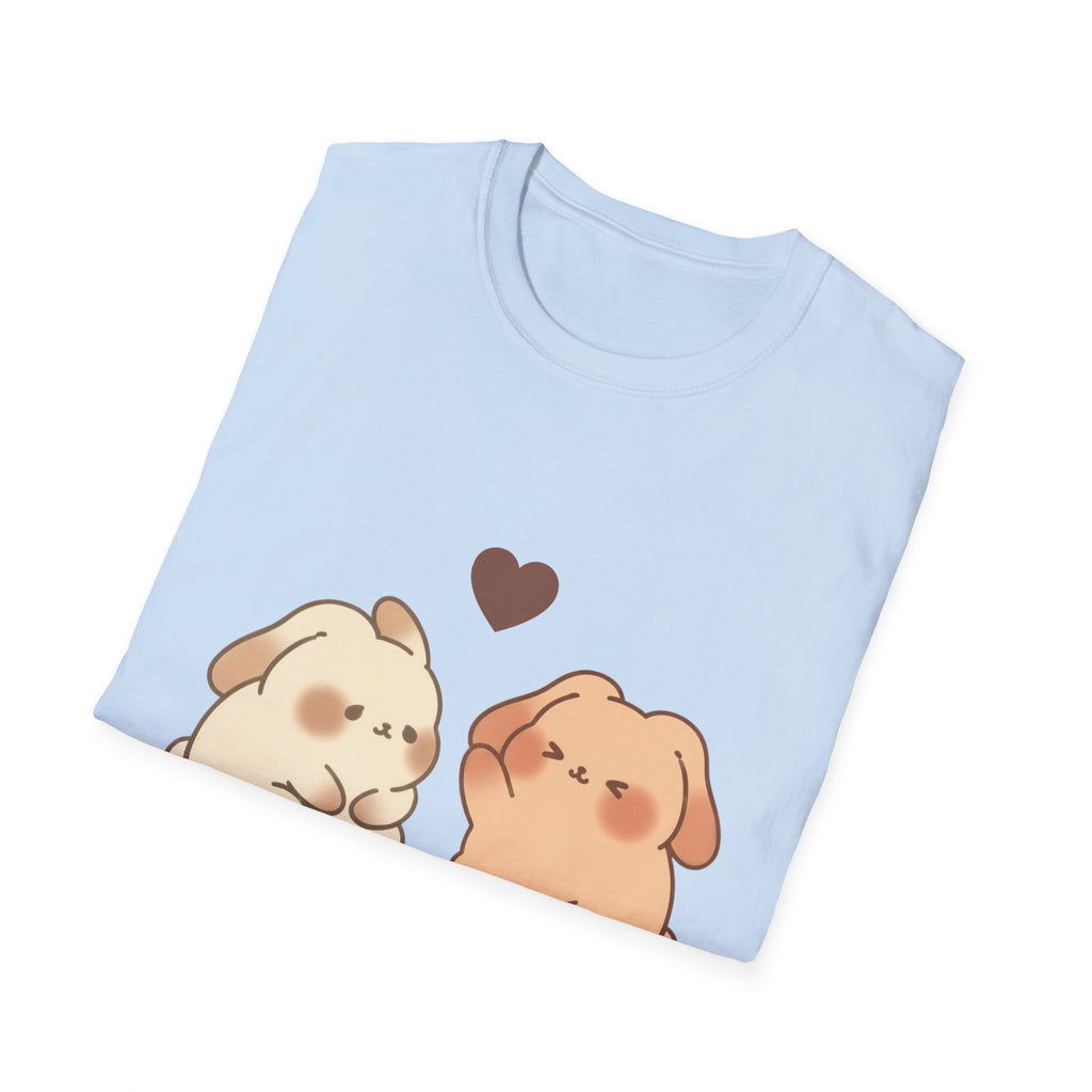 Cute Bunny Couple T-Shirt-T-Shirt-Everwave Co Apparel