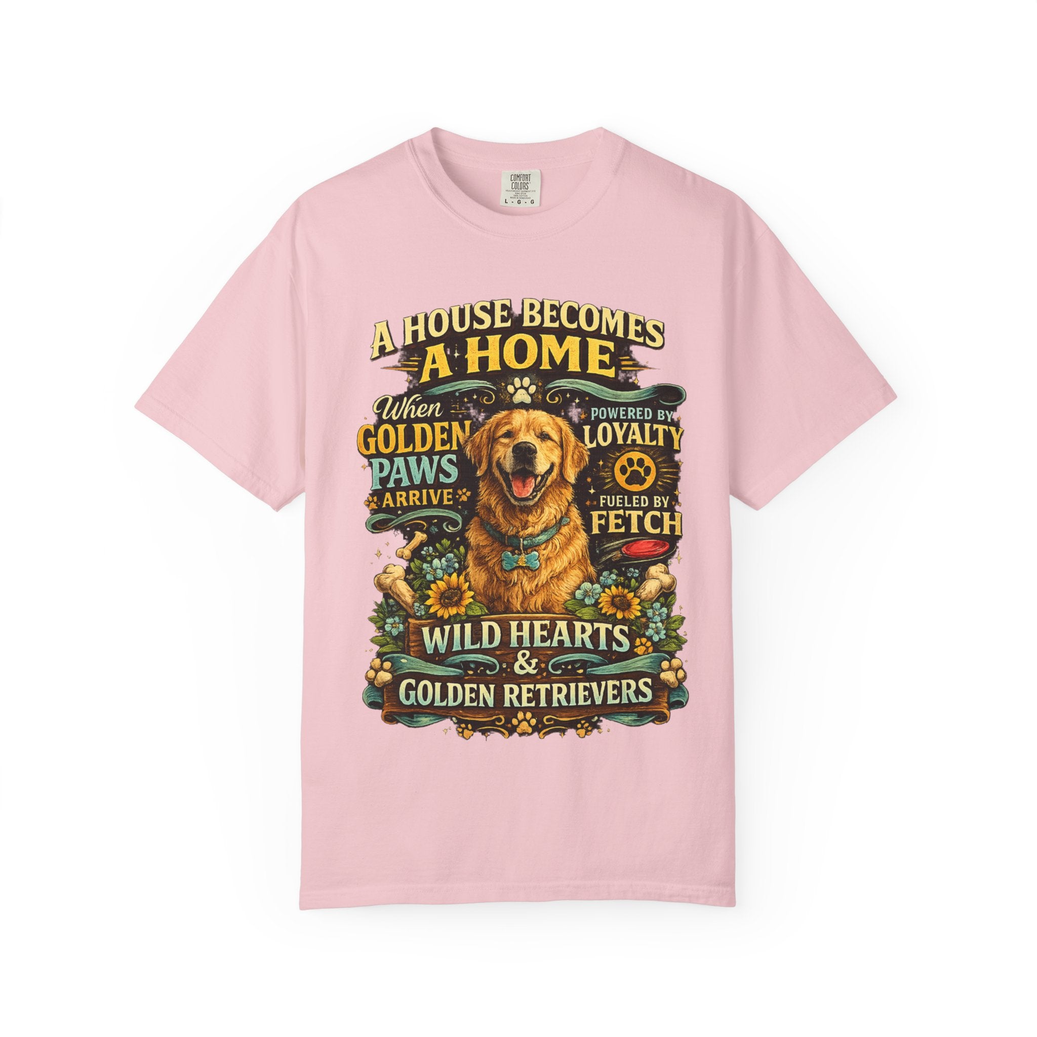 Golden Retriever Dog Mom & Dog Dad T-Shirt