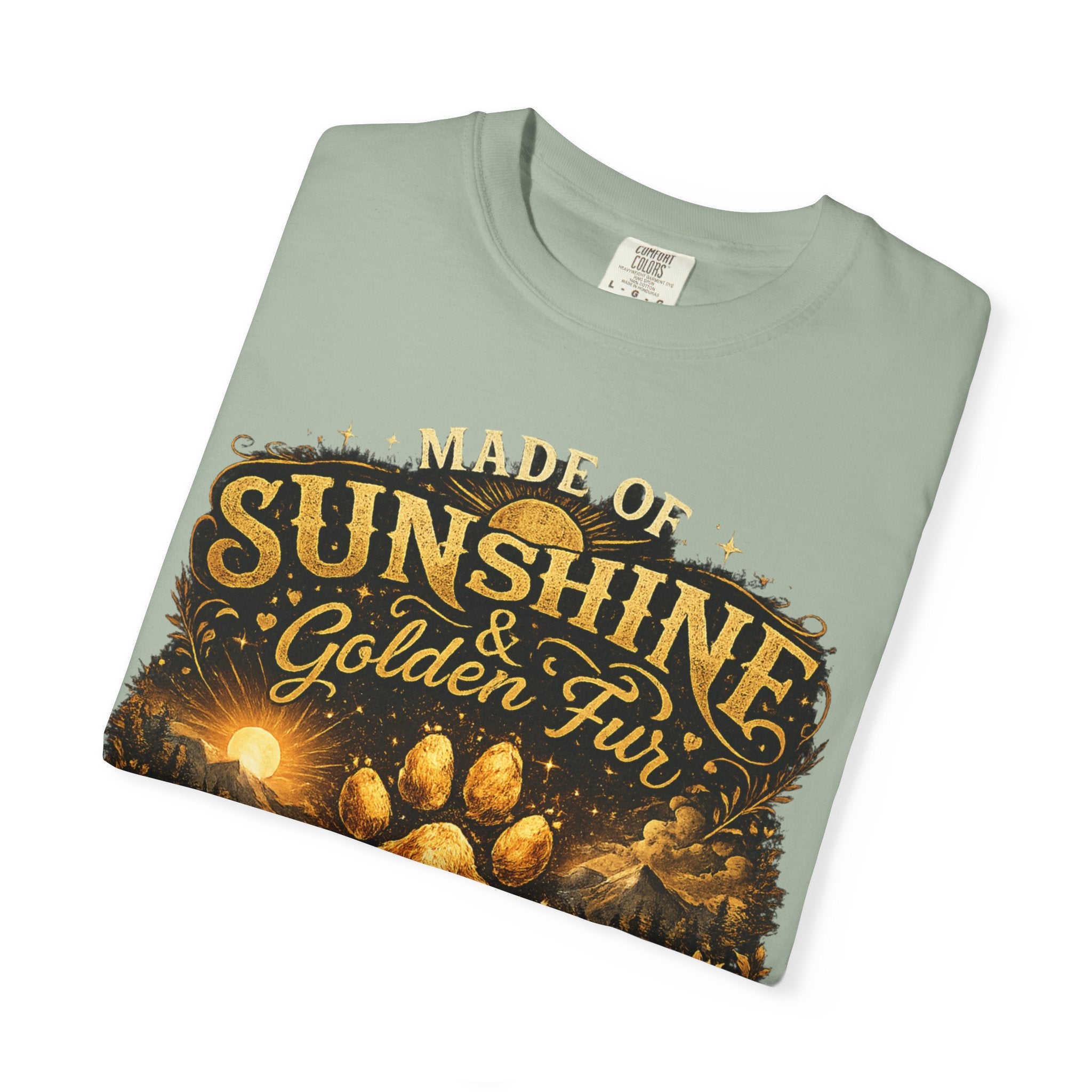 Golden Retriever Paw T-Shirt-T-Shirt-[Everwave Co Apparel