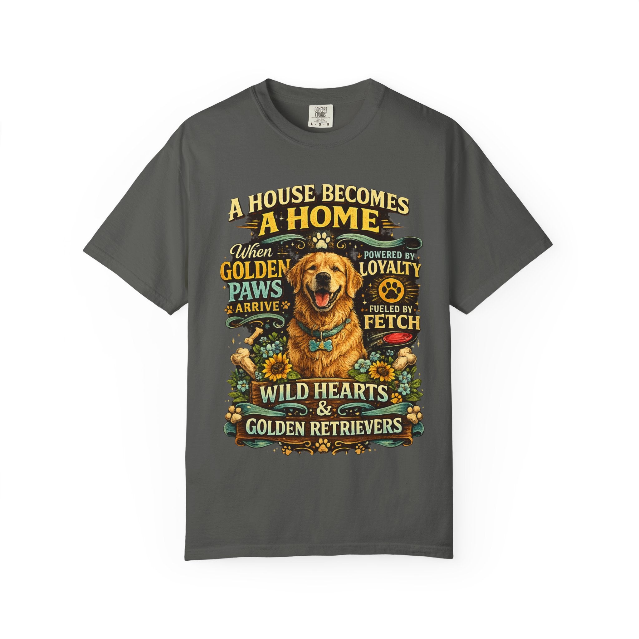 Golden Retriever Dog Mom & Dog Dad T-Shirt
