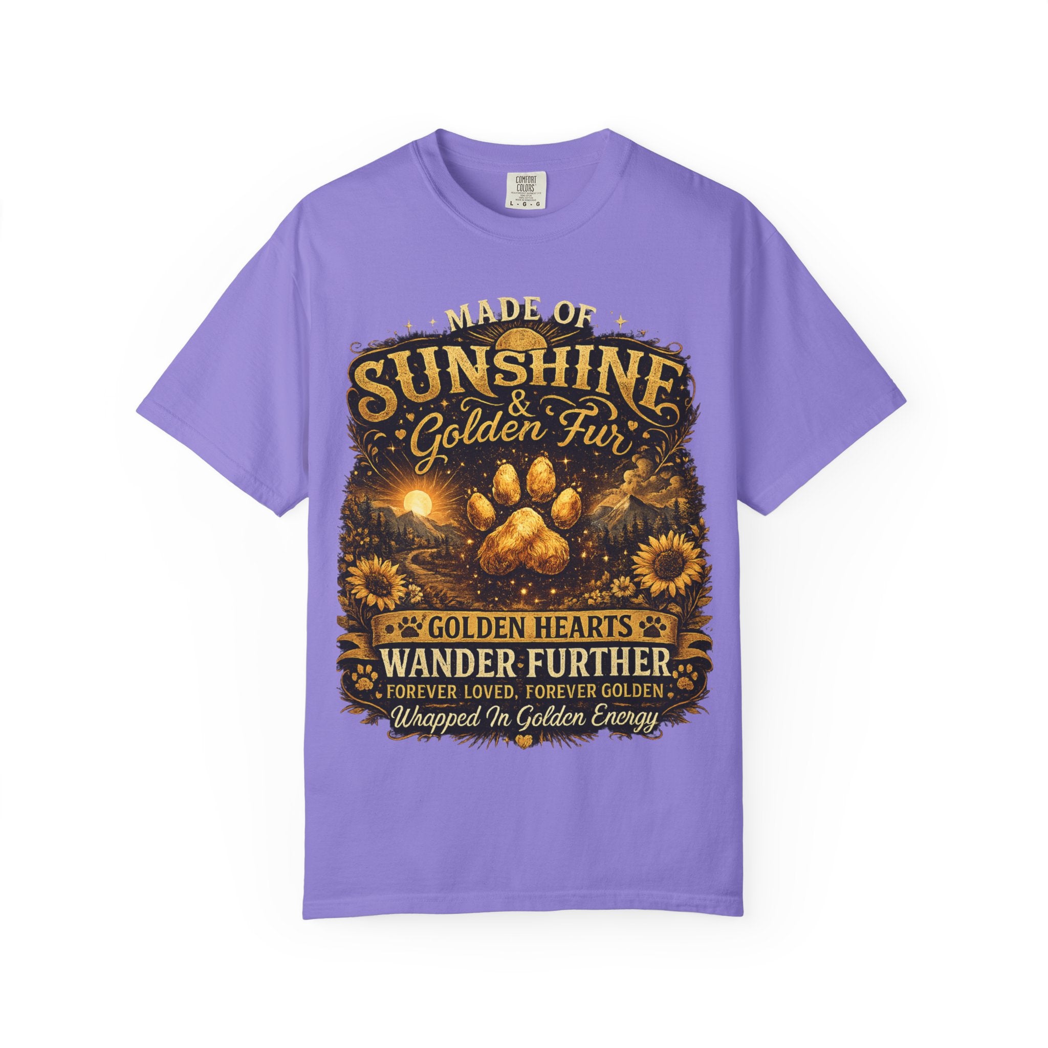 Golden Retriever Paw T-Shirt-T-Shirt-[Everwave Co Apparel