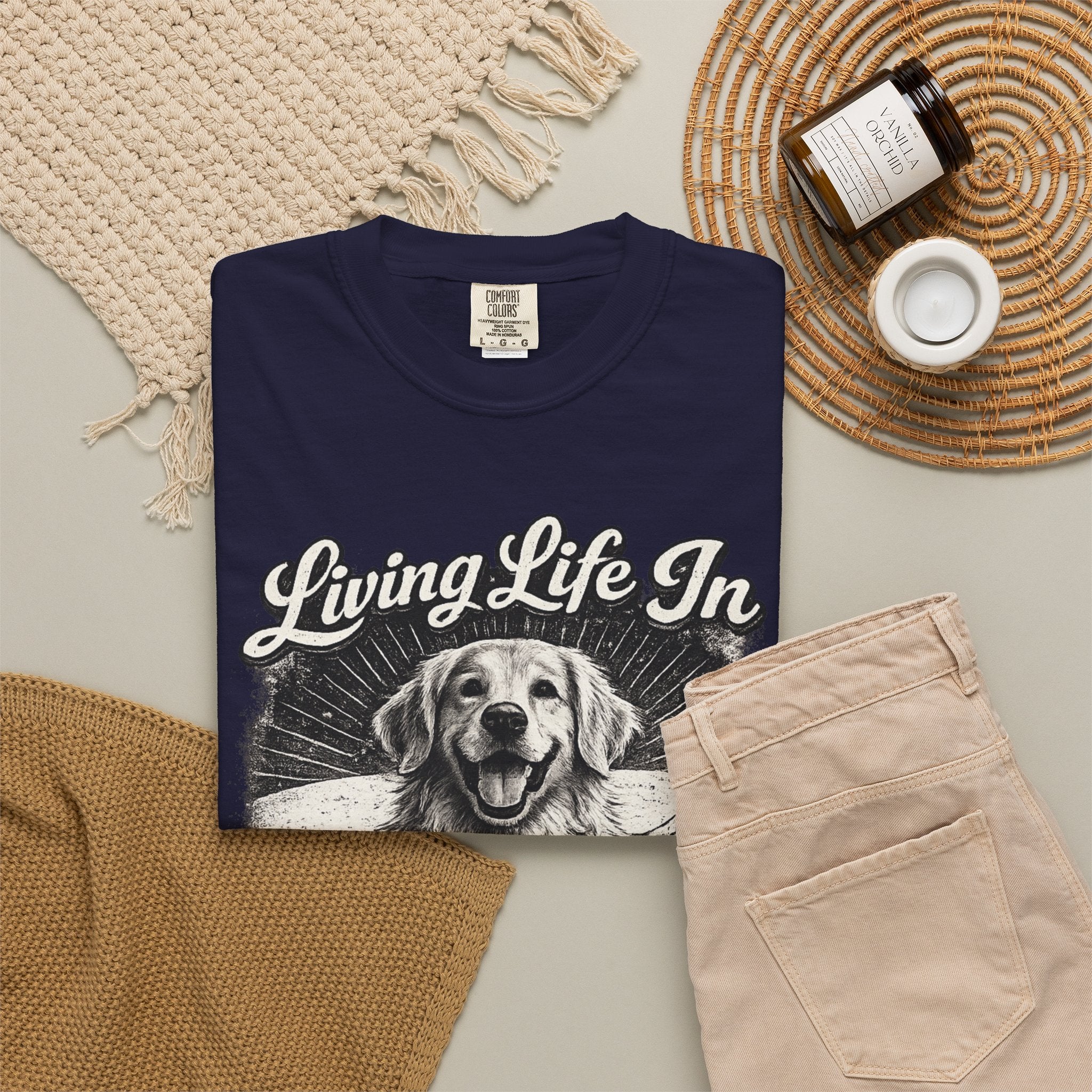 Golden Retriever Dog Lover Graphic T-Shirt