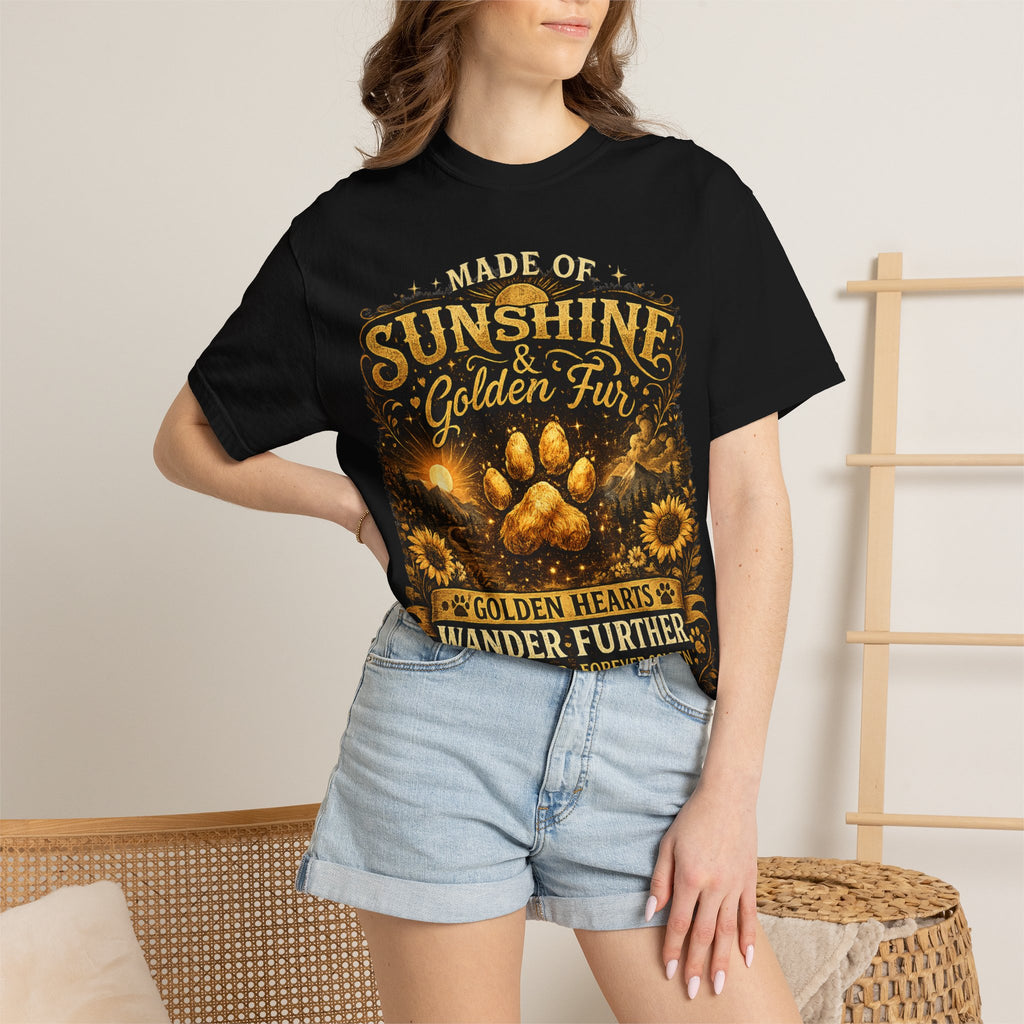 Golden Retriever Paw T-Shirt-T-Shirt-[Everwave Co Apparel