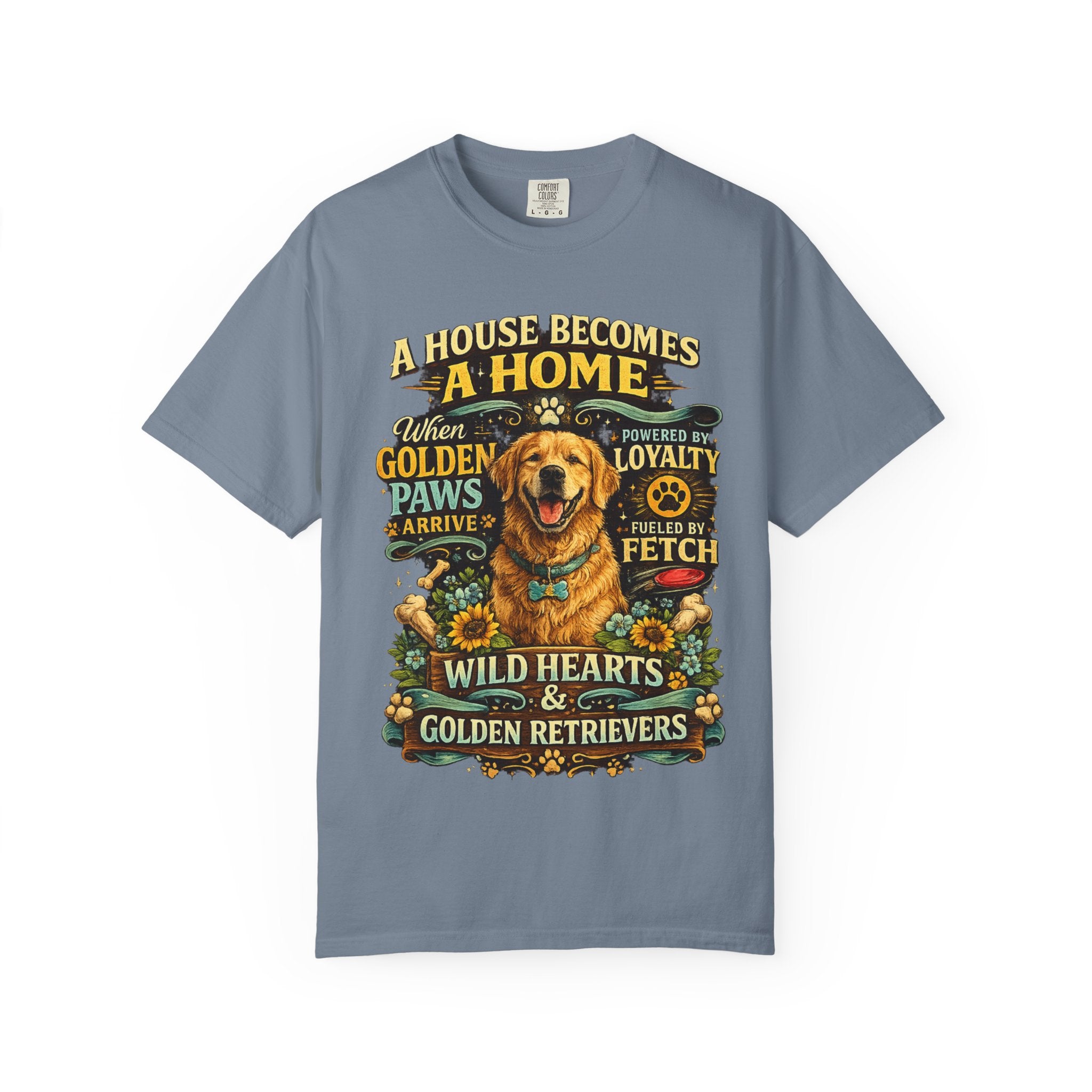 Golden Retriever Dog Mom & Dog Dad T-Shirt