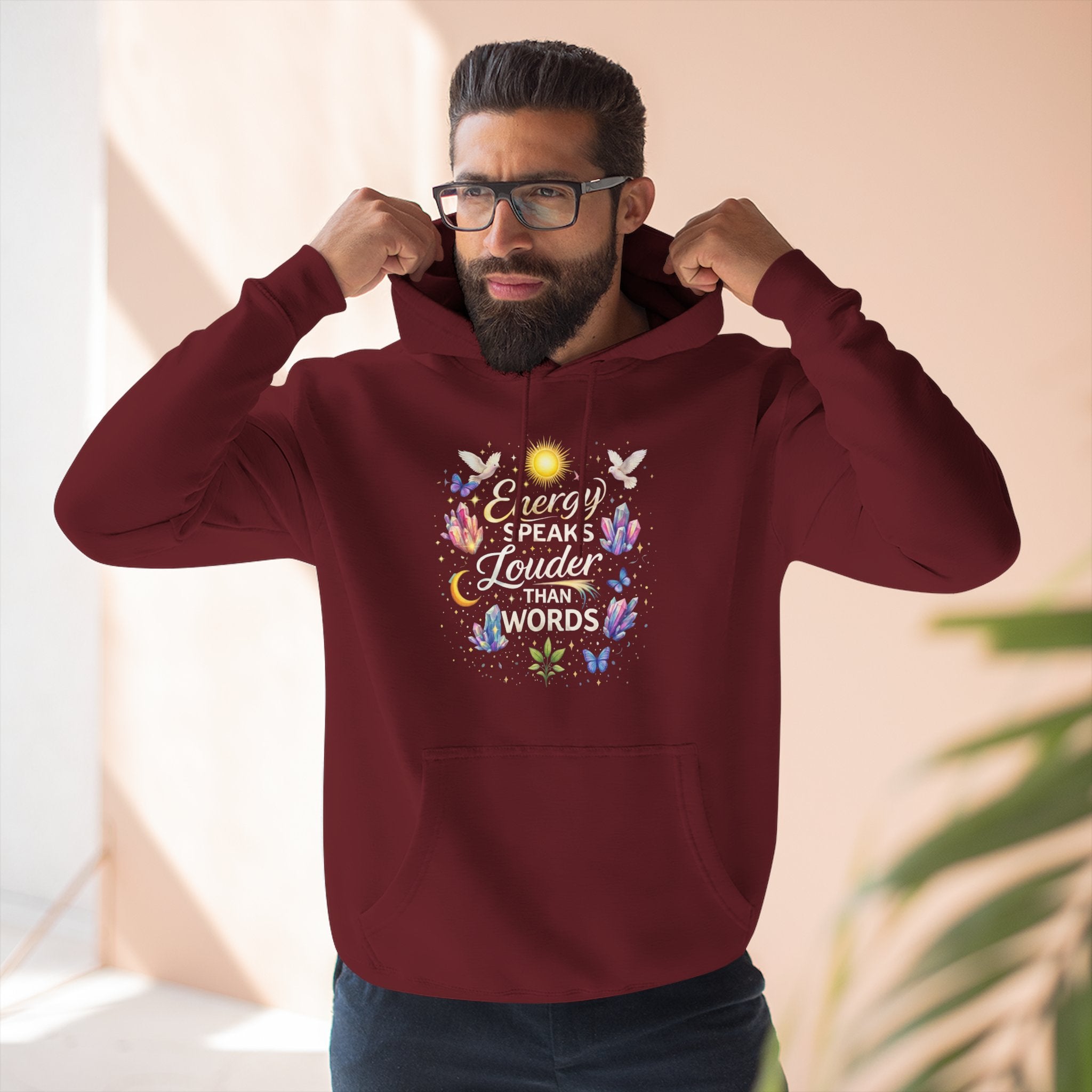Celestial Floral Hoodie-Hoodie-Everwave Co Apparel