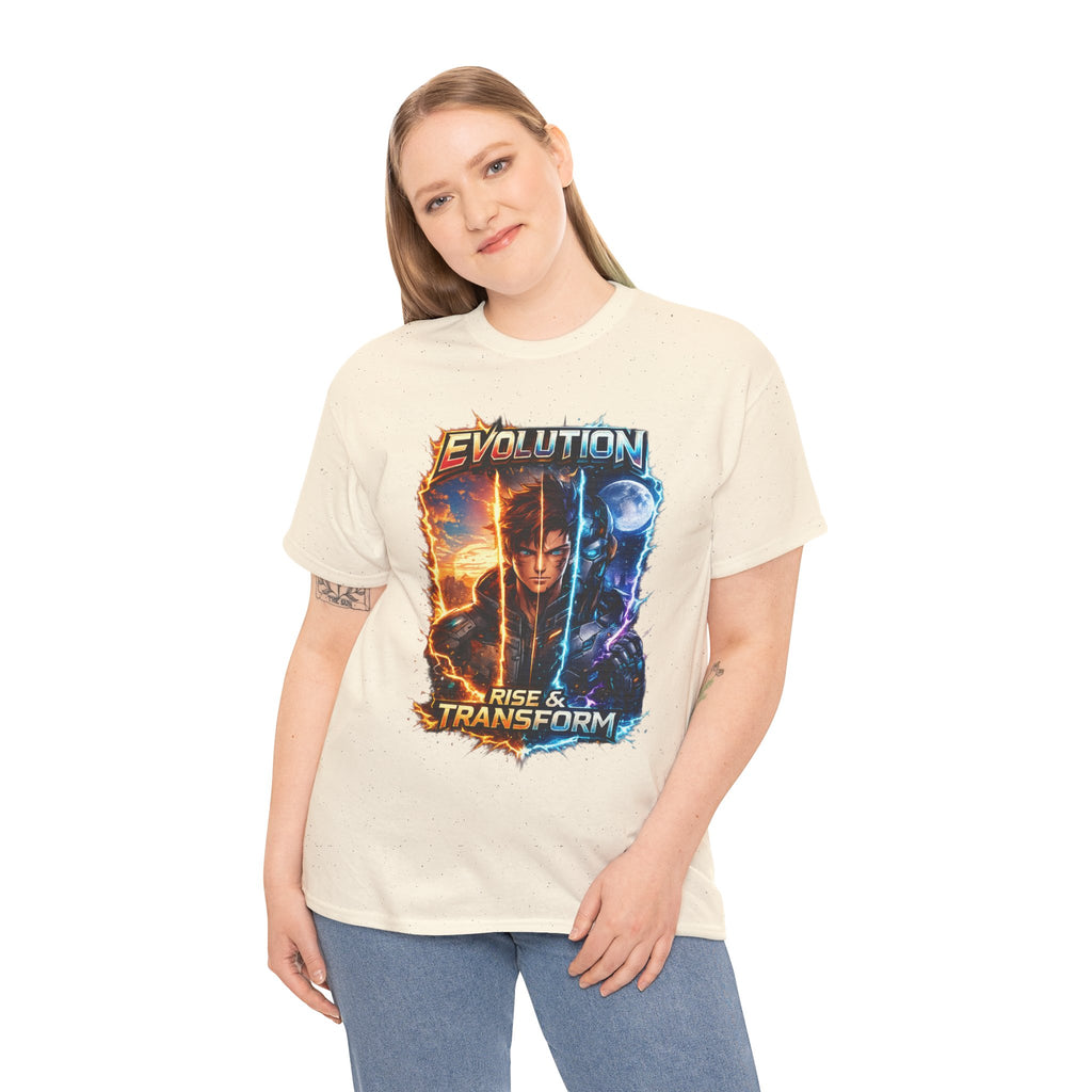 Evolution Rise & Transform Graphic Tee-T-Shirt-Everwave Co Apparel