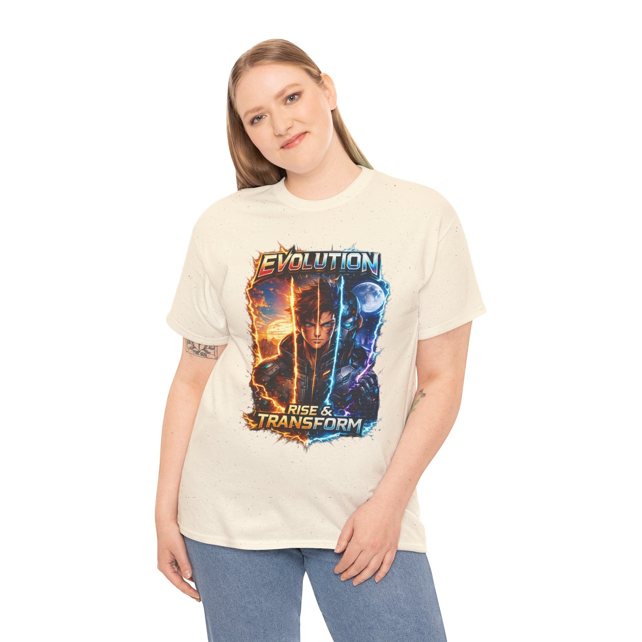 Evolution Rise & Transform Graphic Tee-T-Shirt-Everwave Co Apparel