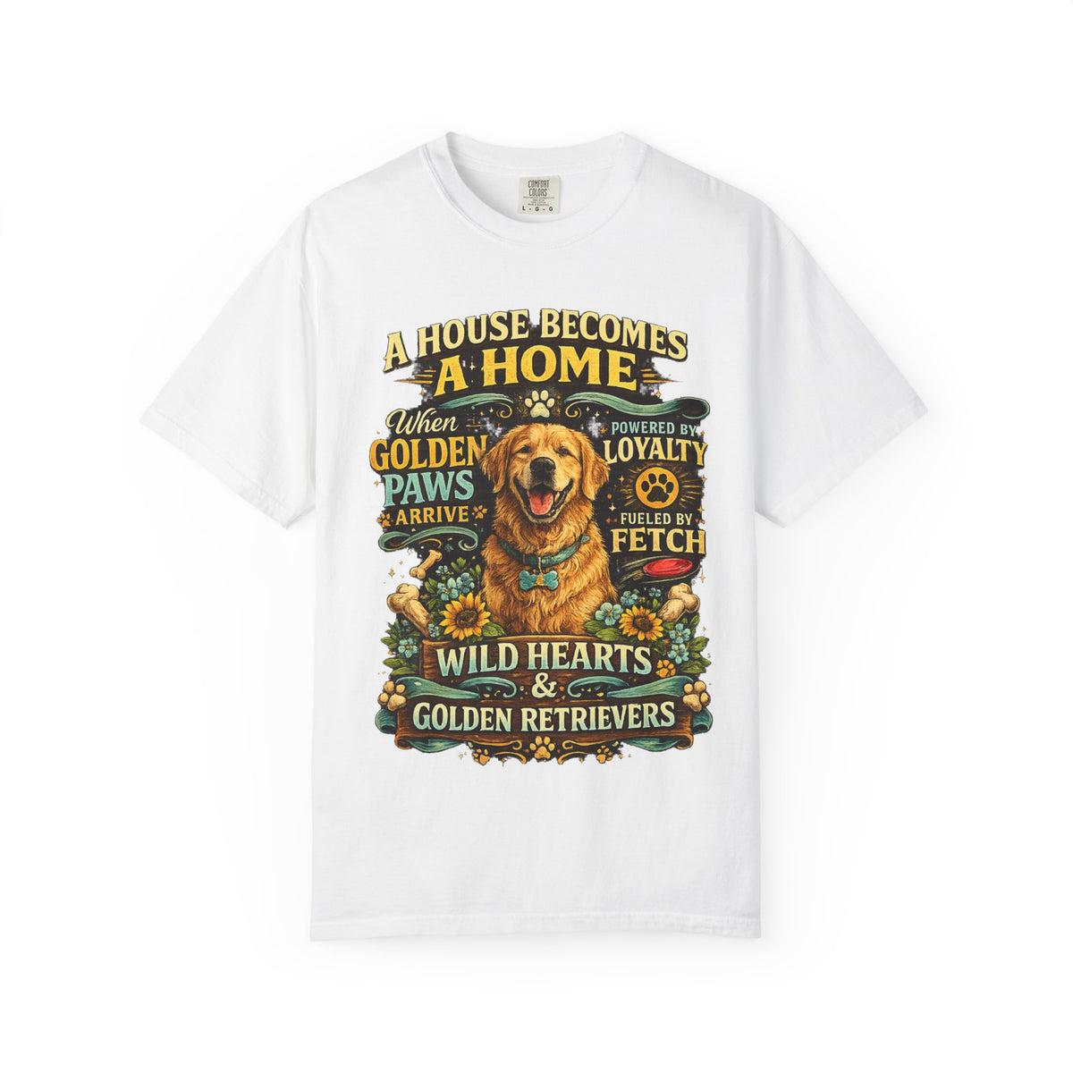 Golden Retriever Dog Mom & Dog Dad T-Shirt
