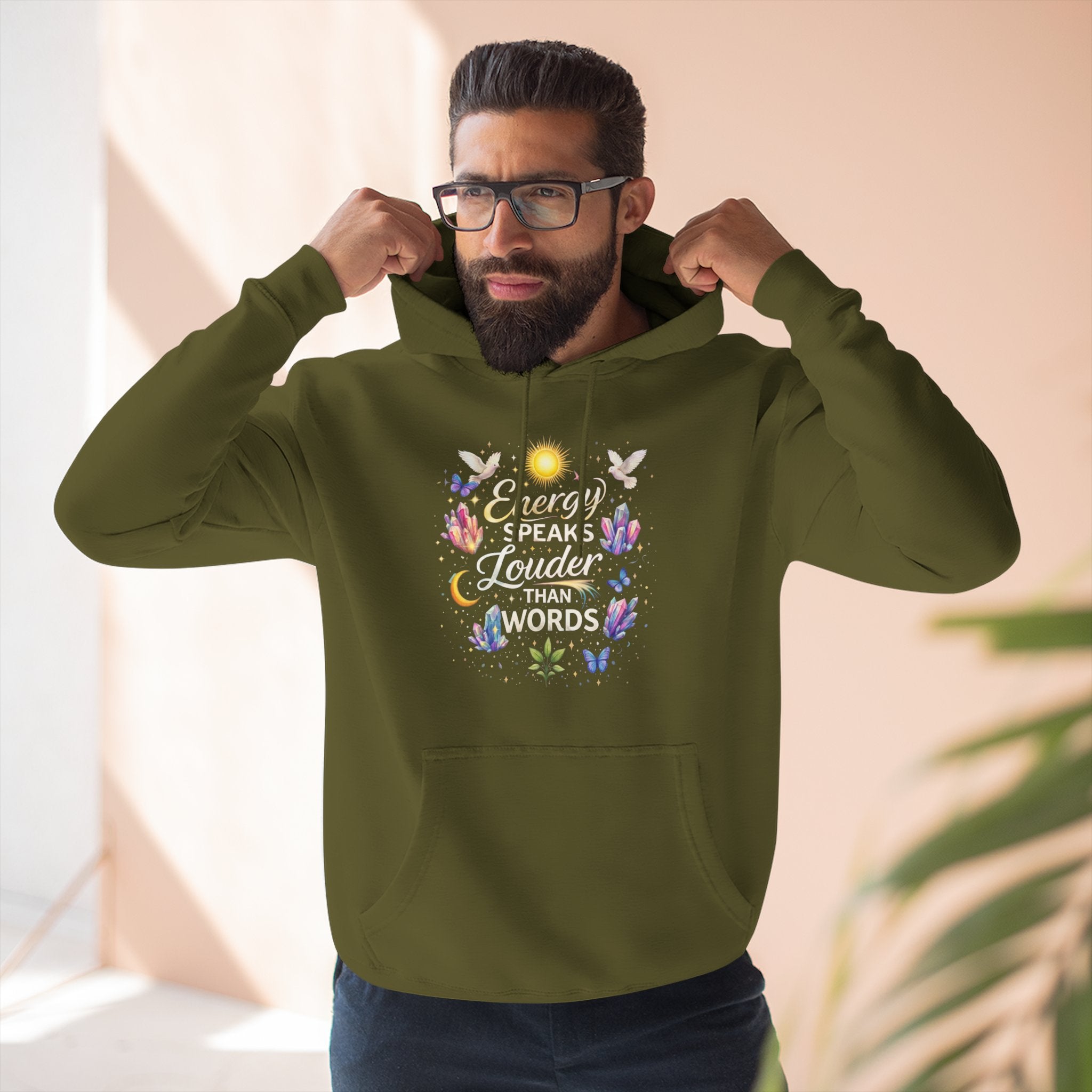 Celestial Floral Hoodie-Hoodie-Everwave Co Apparel