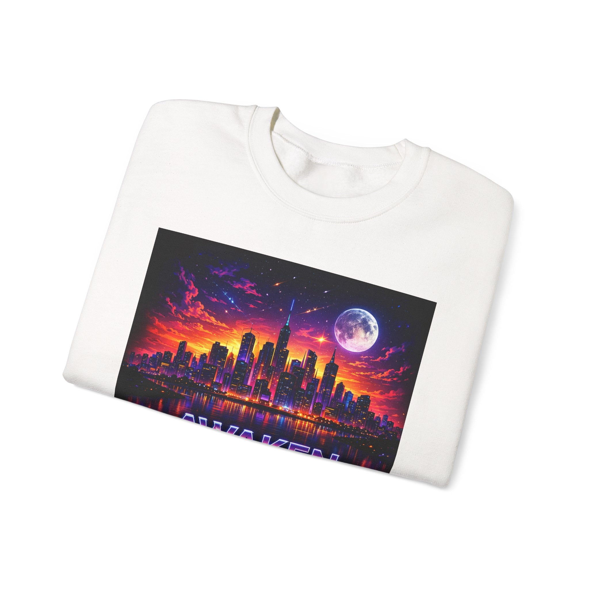 Awaken the Night Sweatshirt-Sweatshirt-Everwave Co Apparel