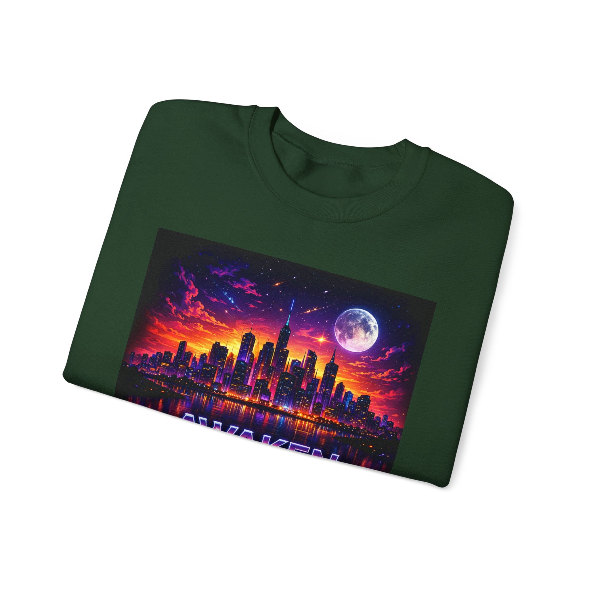 Awaken the Night Sweatshirt-Sweatshirt-Everwave Co Apparel