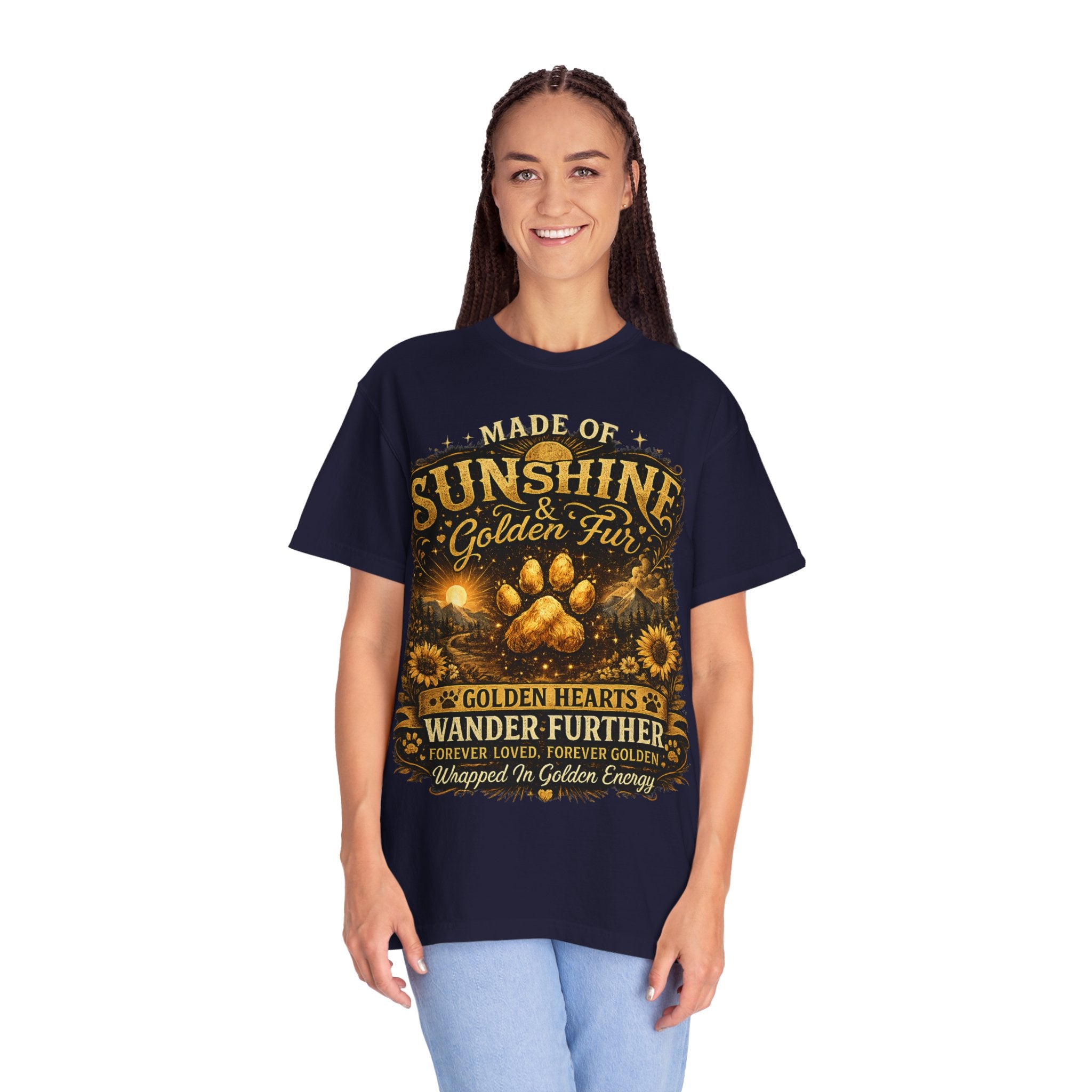 Golden Retriever Paw T-Shirt-T-Shirt-[Everwave Co Apparel